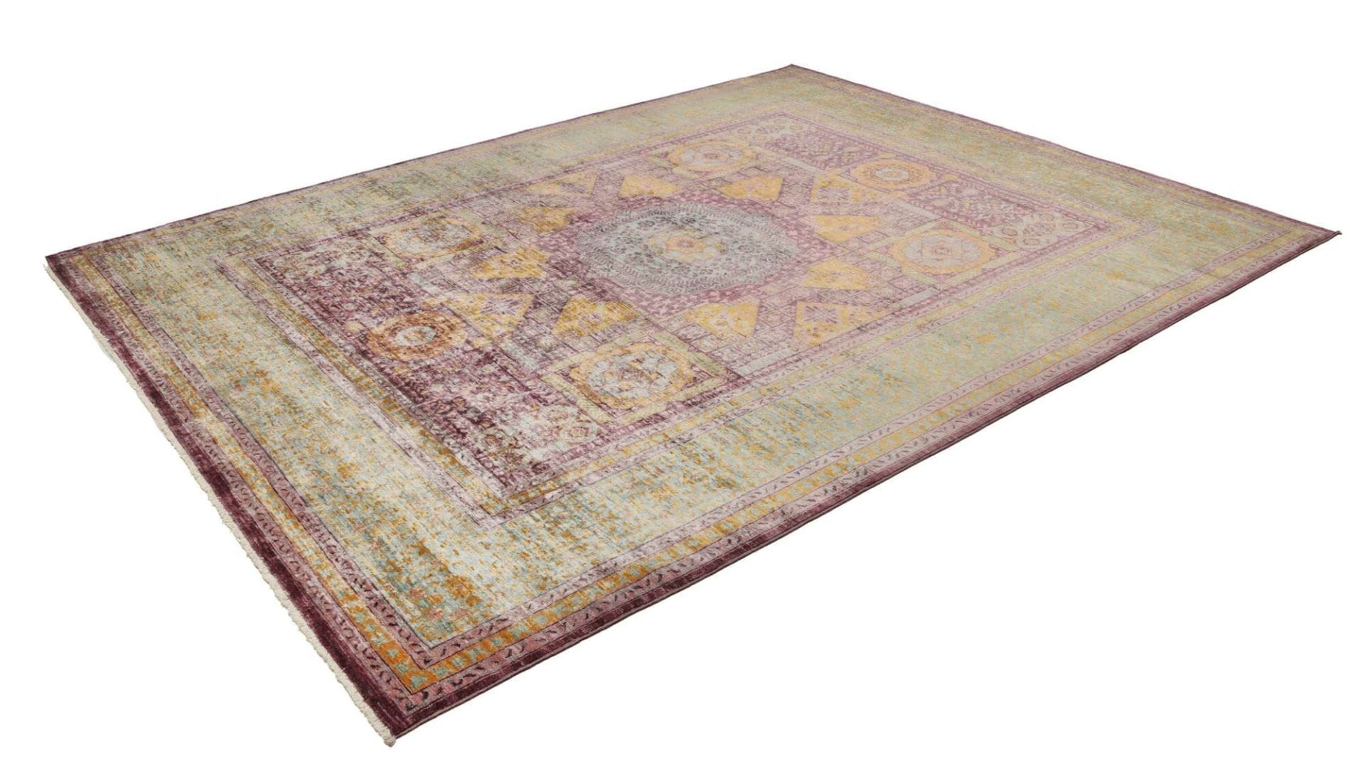 Mamluk Teppich 273 x 347 cm aus Schurwolle, handgeknüpft, Orientteppich