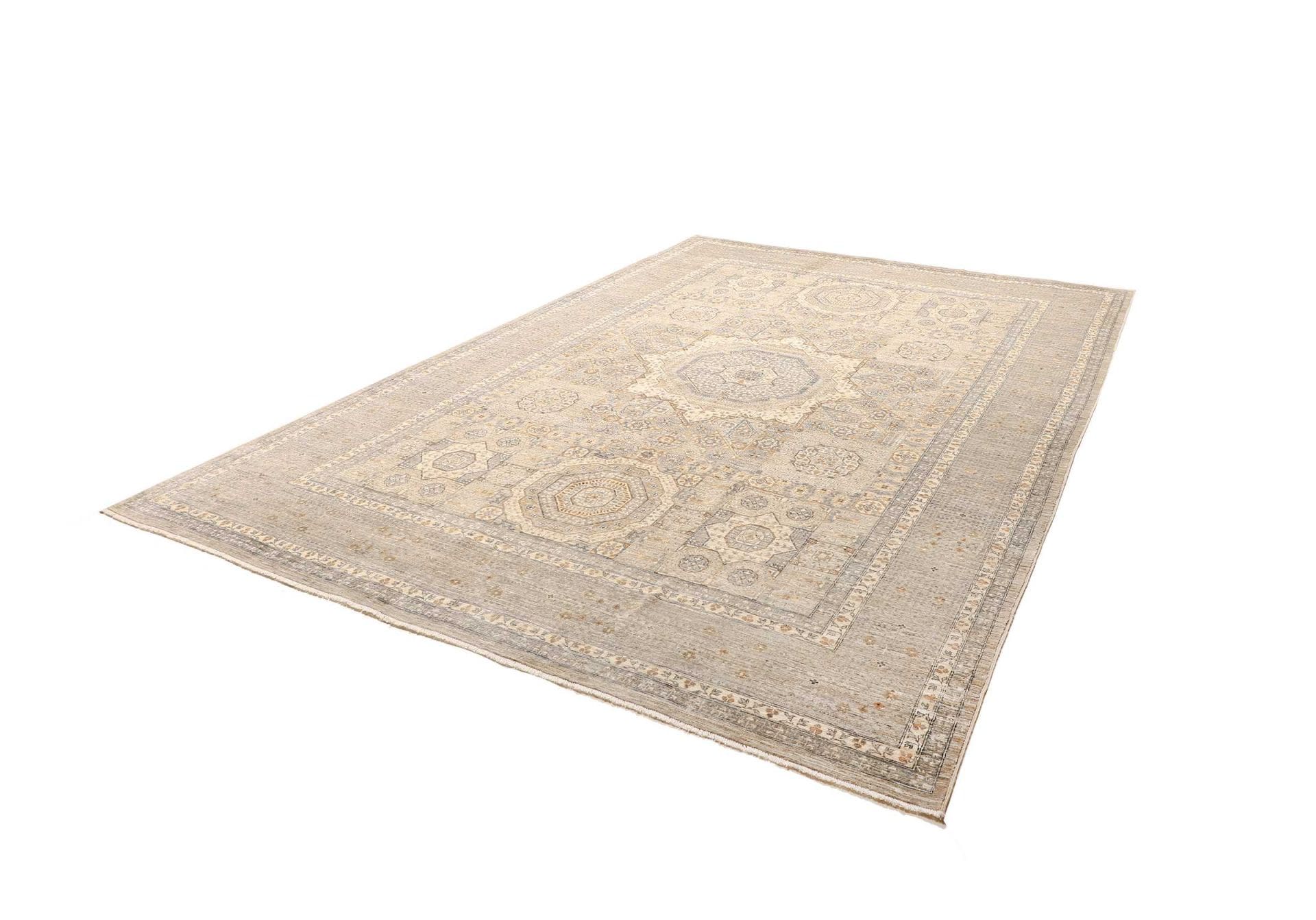 Mamluk Orientteppich 245 x 345 cm, Seide, handgeknüpft