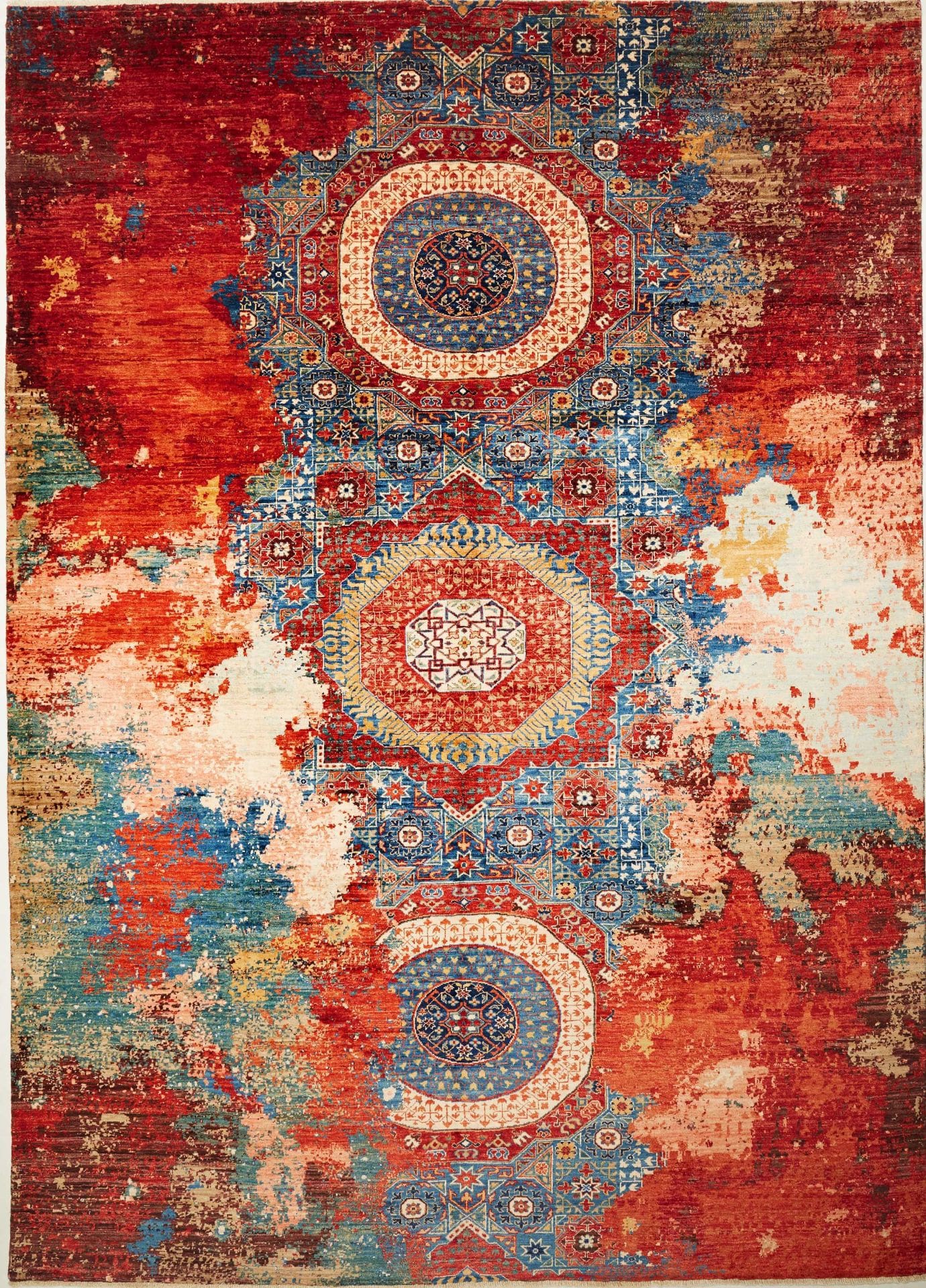 (Verkauft) Orientteppich Neo 249 x 345cm aus Hochlandwolle, handgeknüpft