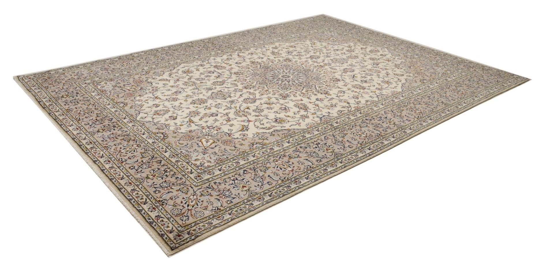 Kashan Teppich 248 x 340cm, handgeknüpft, Schurwolle, Perserteppich