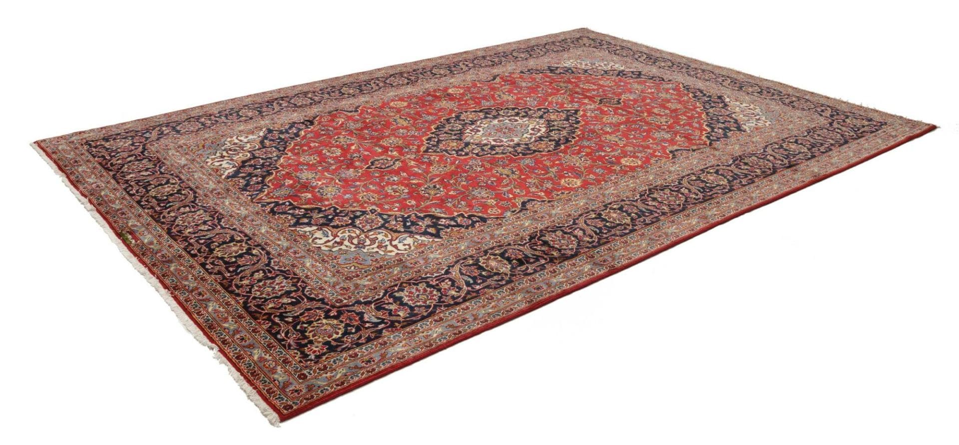 Kashan Teppich 253 x 355cm - Handgeknüpft, Perserteppich