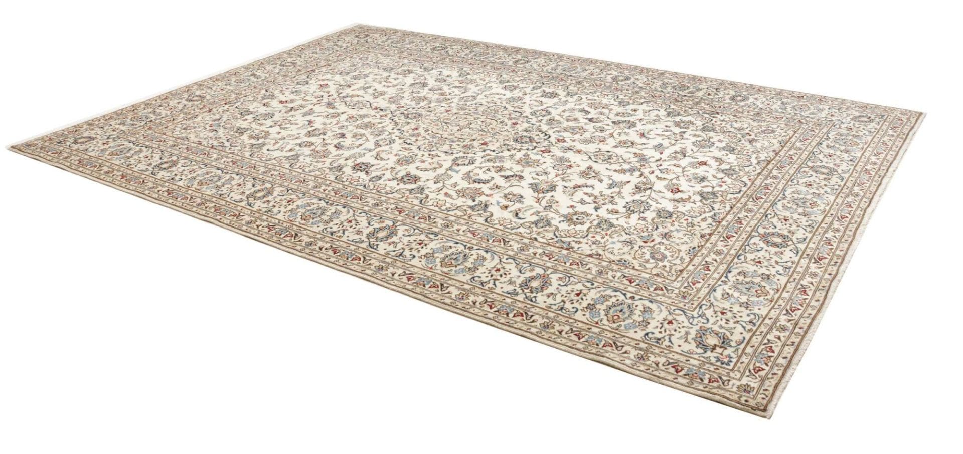 Kashan Teppich 251 x 346cm, handgeknüpft, Schurwolle, Perserteppich