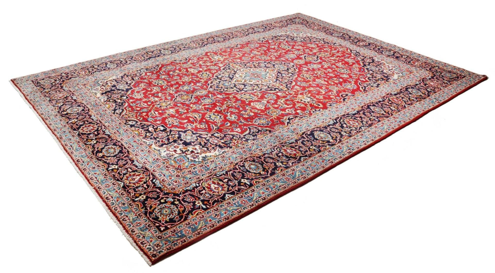 Kashan Teppich 258 x 345 cm - Handgeknüpft, Perserteppich