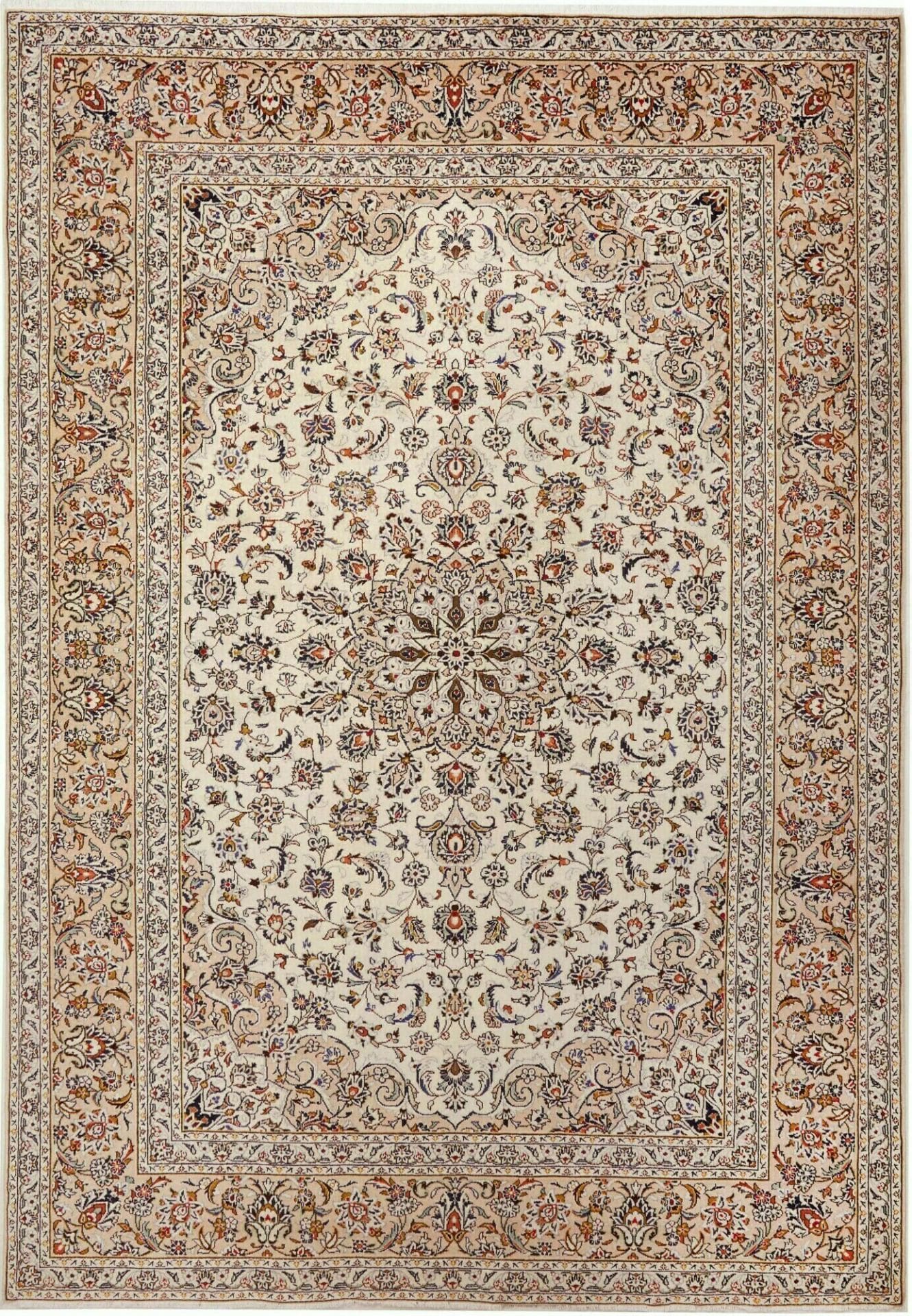 Kashan Teppich 247 x 353 cm - Perserteppich handgeknüpft