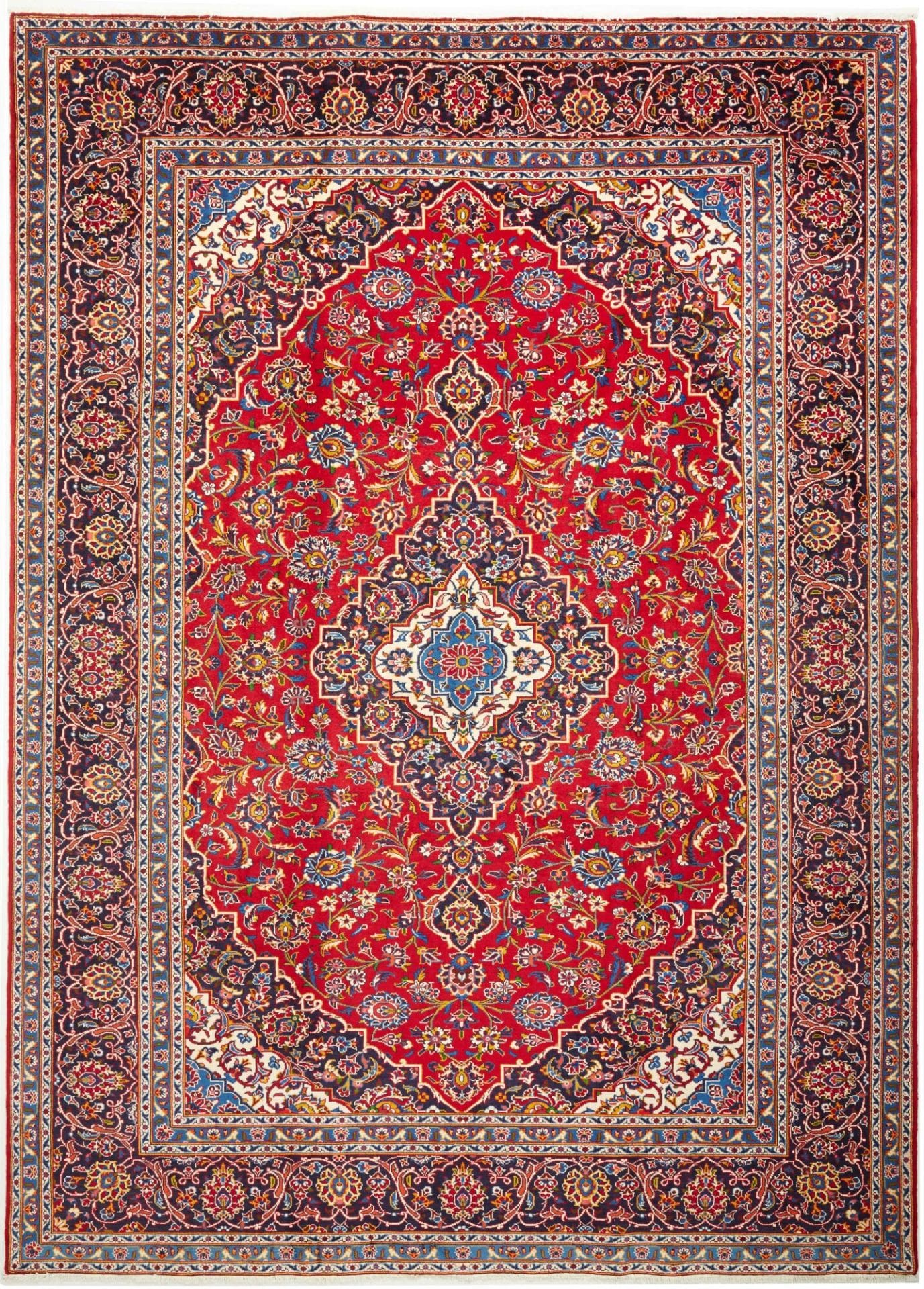 Kashan Teppich 246 x 335 cm – Handgeknüpft, Perserteppich