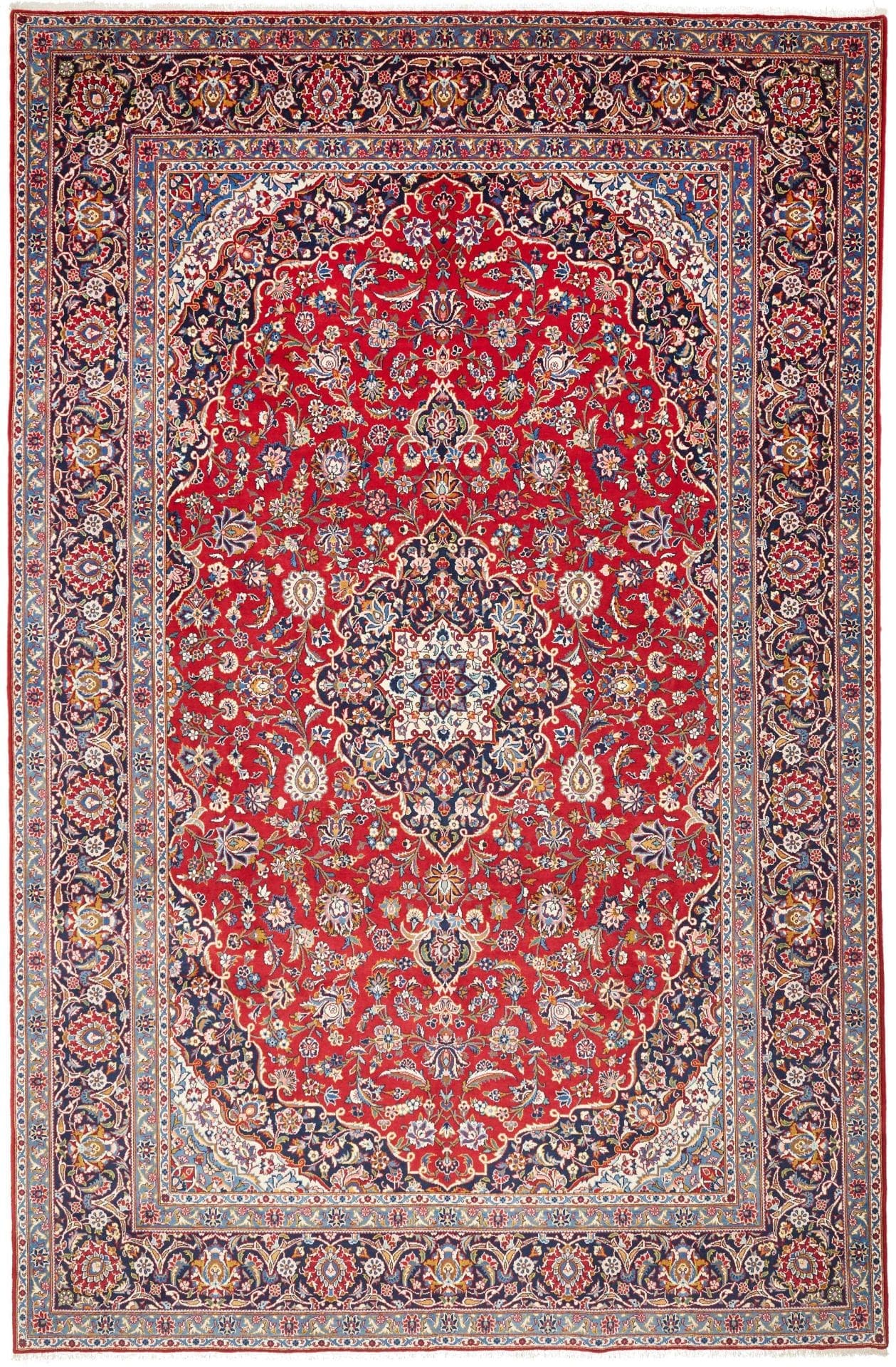 Kashan Teppich 245 x 366 cm | Handgeknüpft | Perserteppich