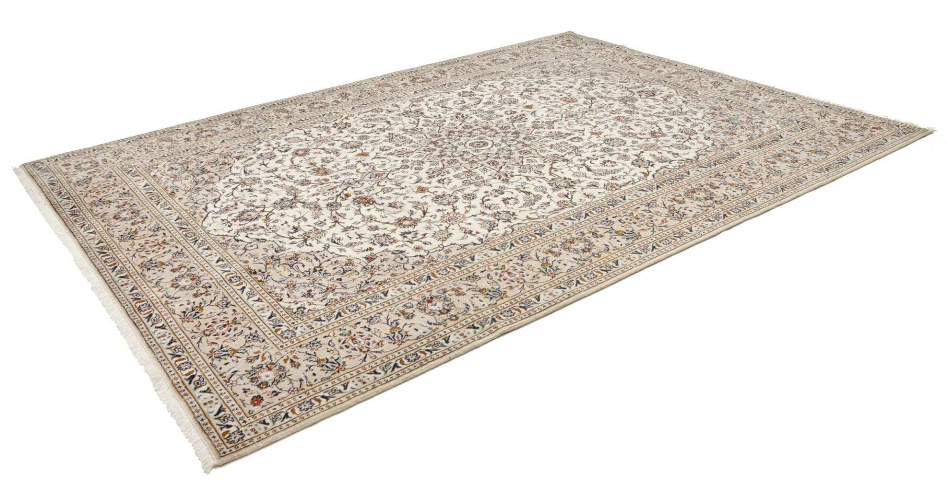 Kashan Teppich 249 x 335cm, handgeknüpft, Perserteppich, Schurwolle