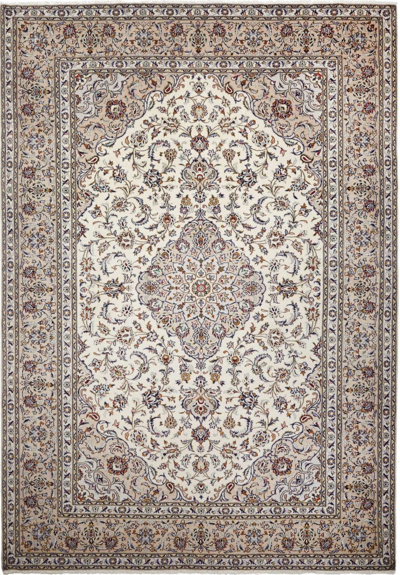 Kashan Teppich 246 x 350 cm - Handgeknüpft, Perserteppich