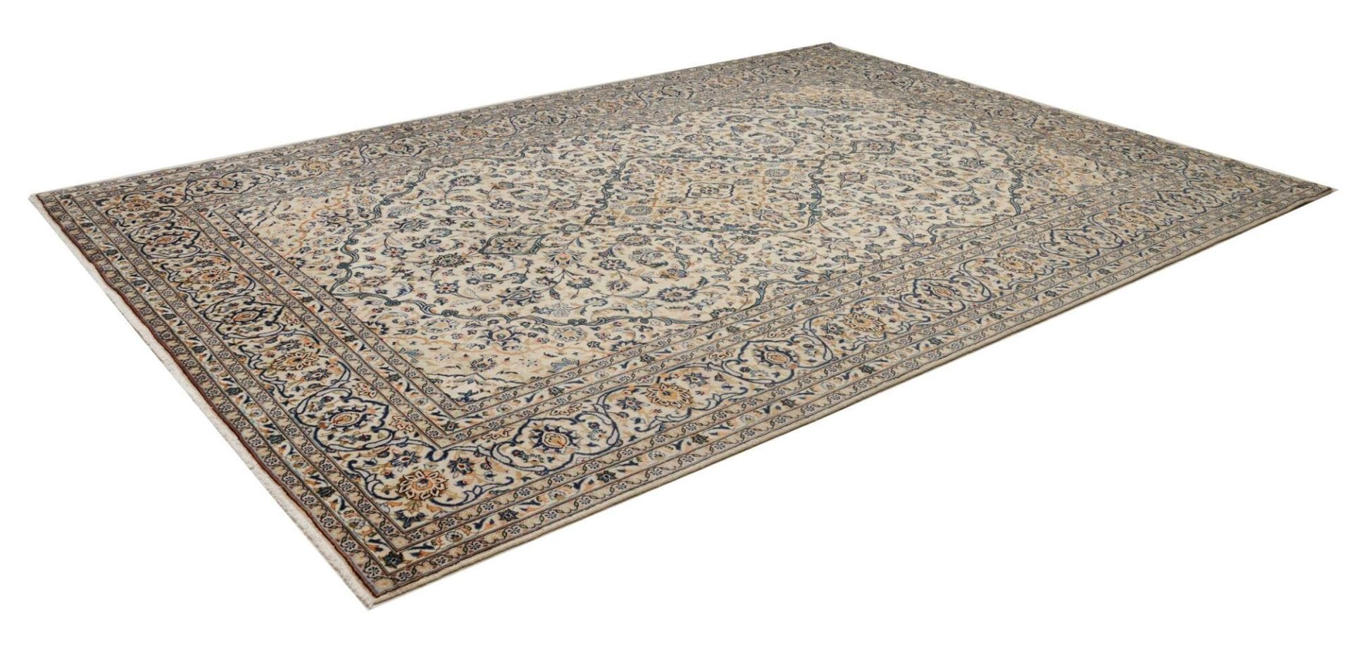 Kashan Teppich 249 x 350cm, Handgeknüpft, Schurwolle, Perserteppich