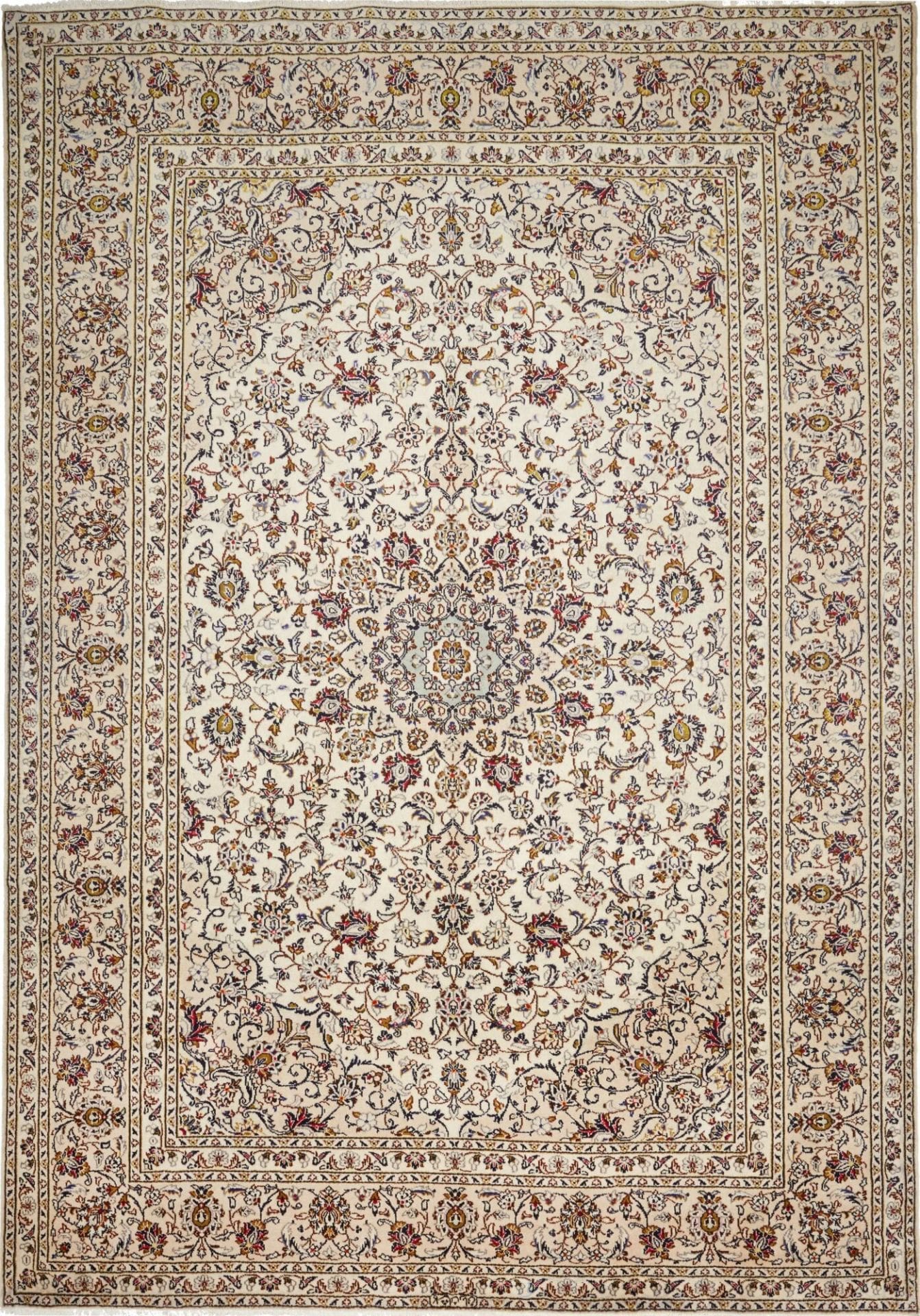 Kashan Teppich 251 x 358cm - Handgeknüpft, Perserteppich