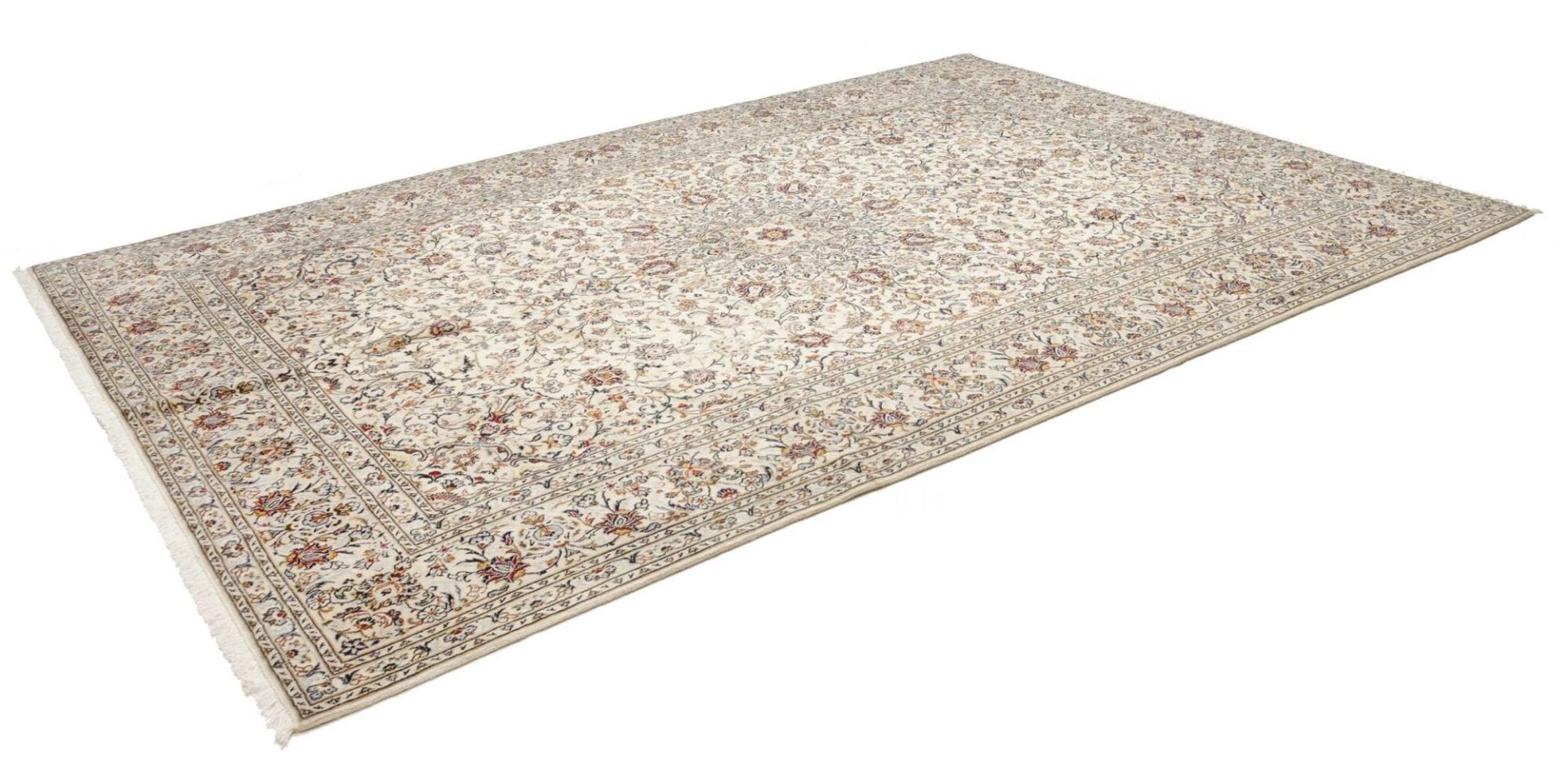 Kashan Teppich 243 x 350 cm aus Schurwolle, handgeknüpft, Perserteppich