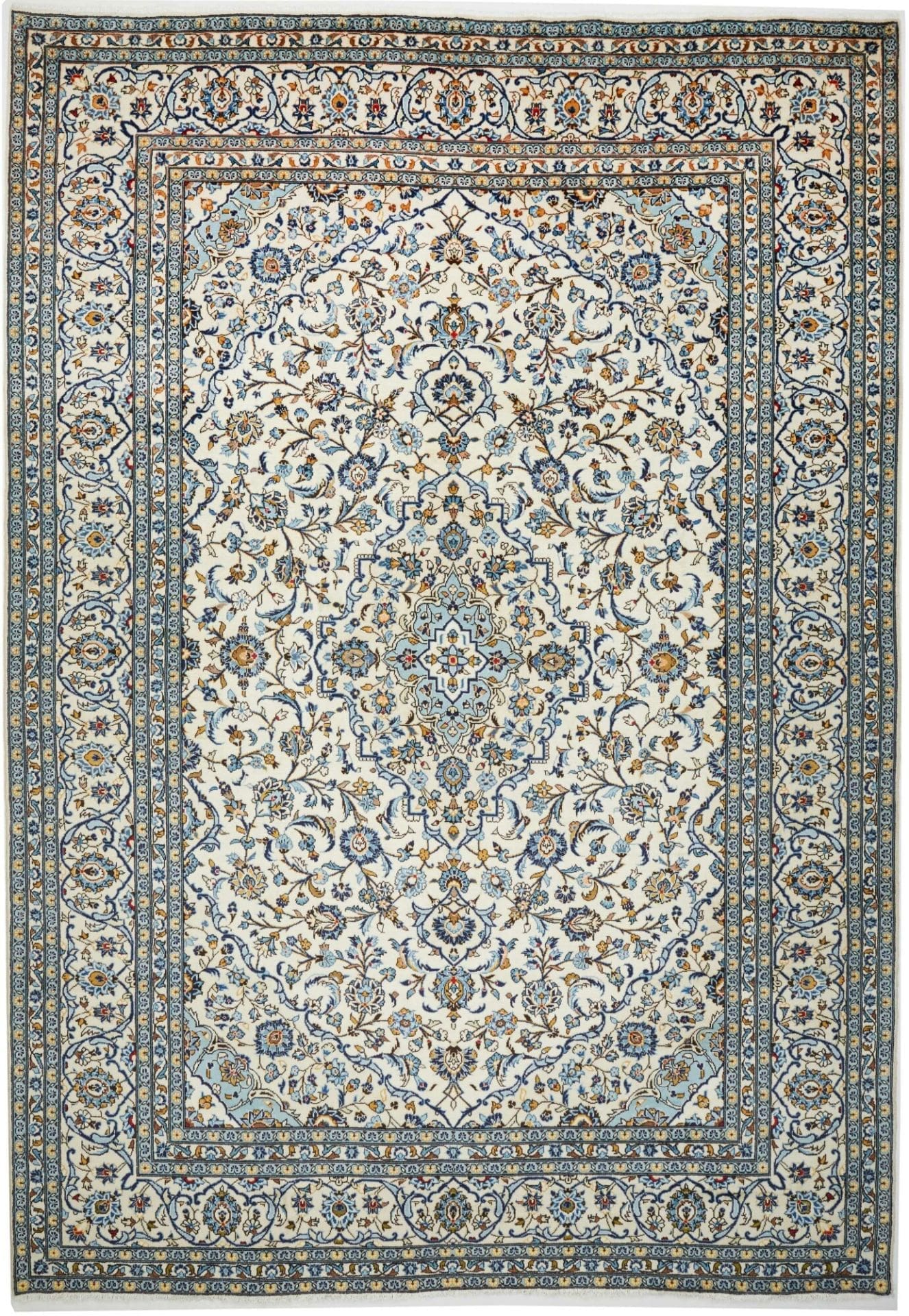 Kashan Teppich 248 x 350cm, Schurwolle, handgeknüpft, Perserteppich