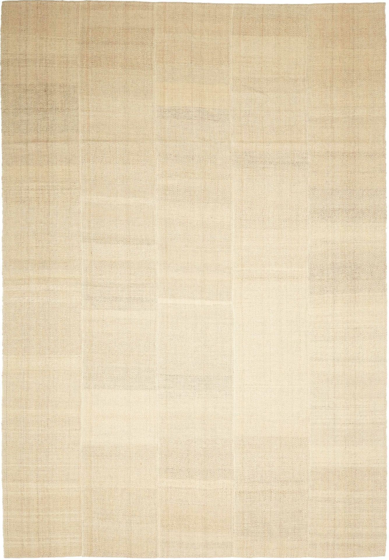 Handgewebter Kelim Teppich 253 x 326cm, rustikales Flair, bunt