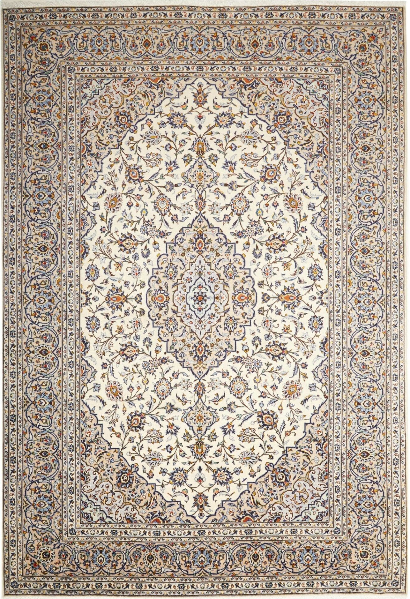 Kashan Teppich 238 x 343cm - Handgeknüpft, Schurwolle, Perserteppich