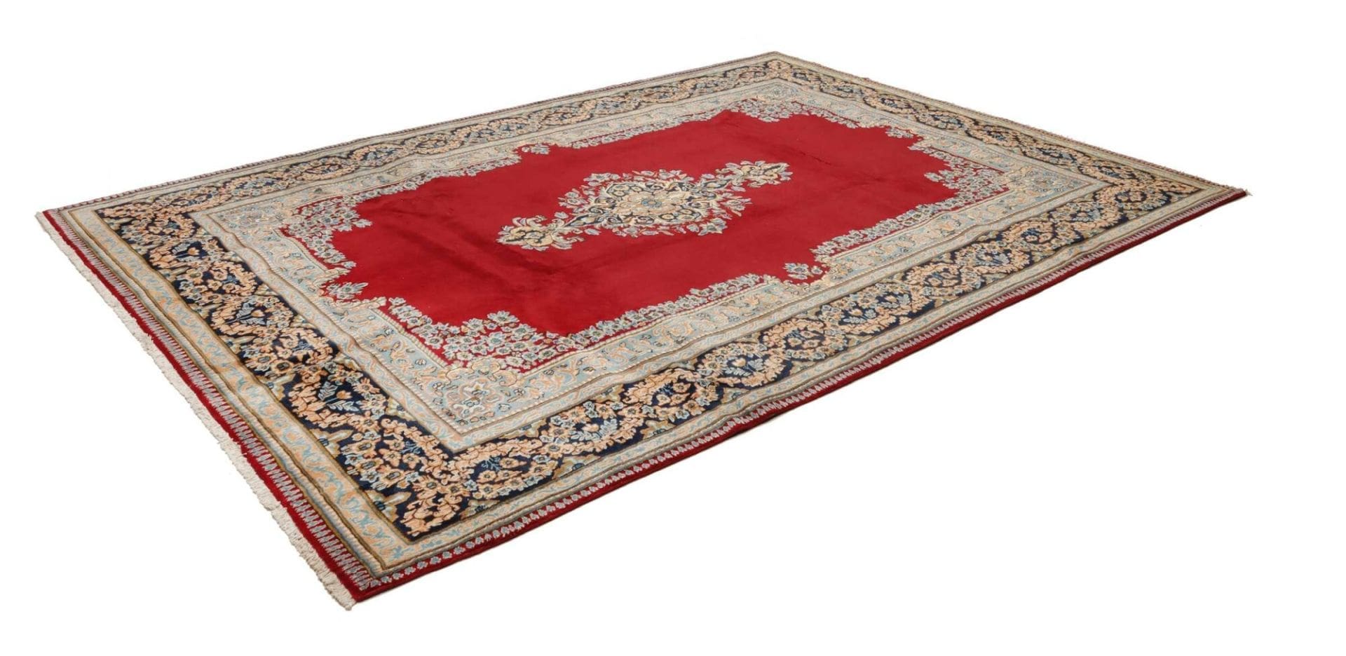 Orientteppich Kirman 240 x 332 cm, handgeknüpft, Schurwolle H1