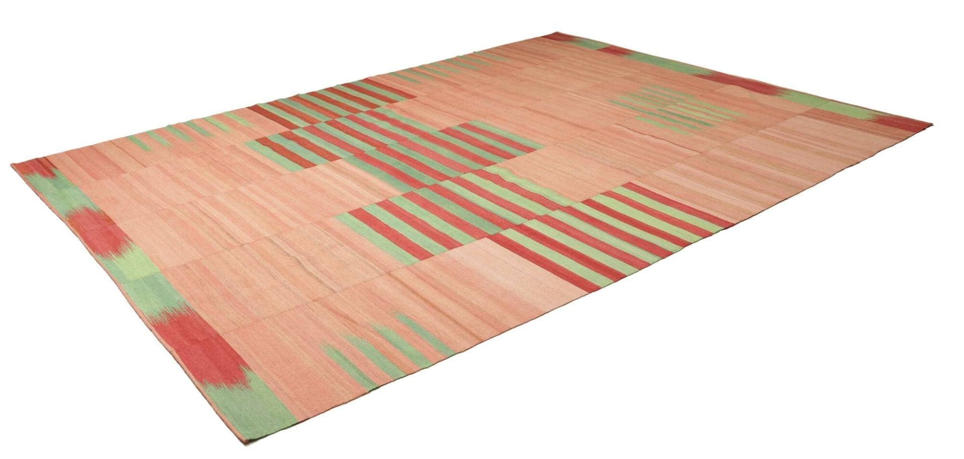 Kelim Neo 271 x 352cm, handgewebt, rustikales Flair, Wohnlichkeit
