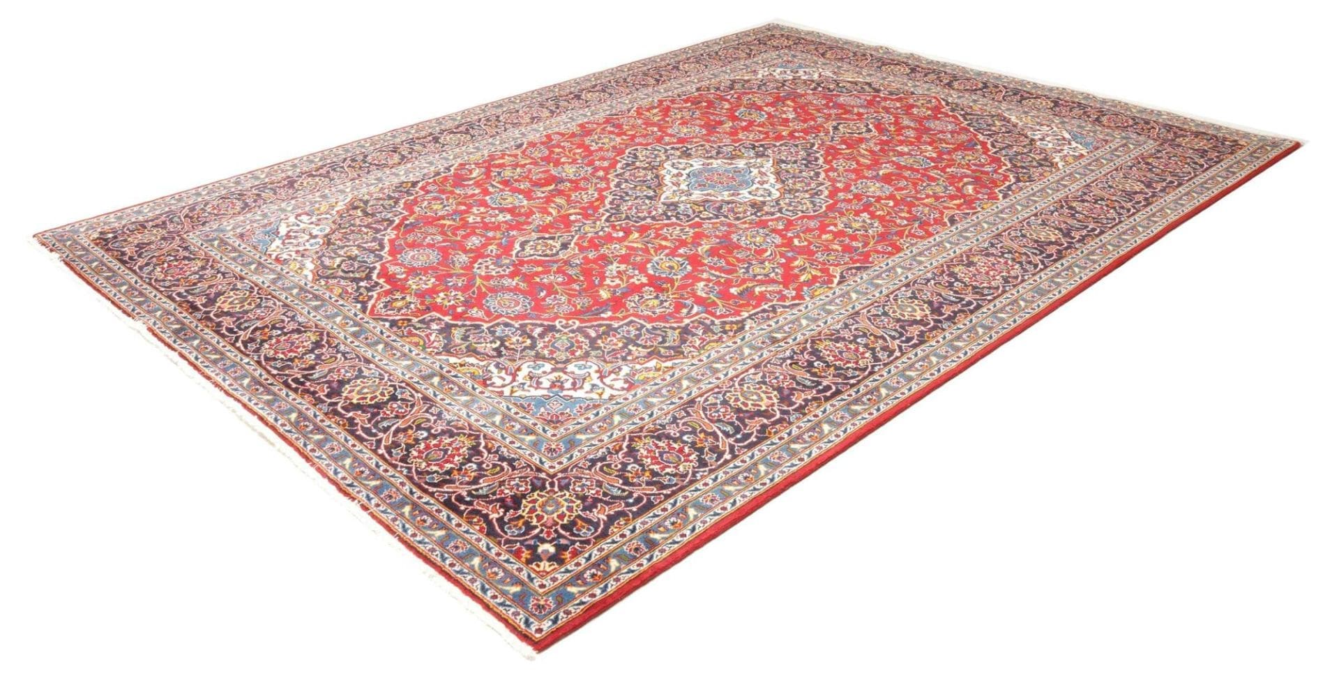 Kashan Teppich 246 x 335 cm – Handgeknüpft, Perserteppich