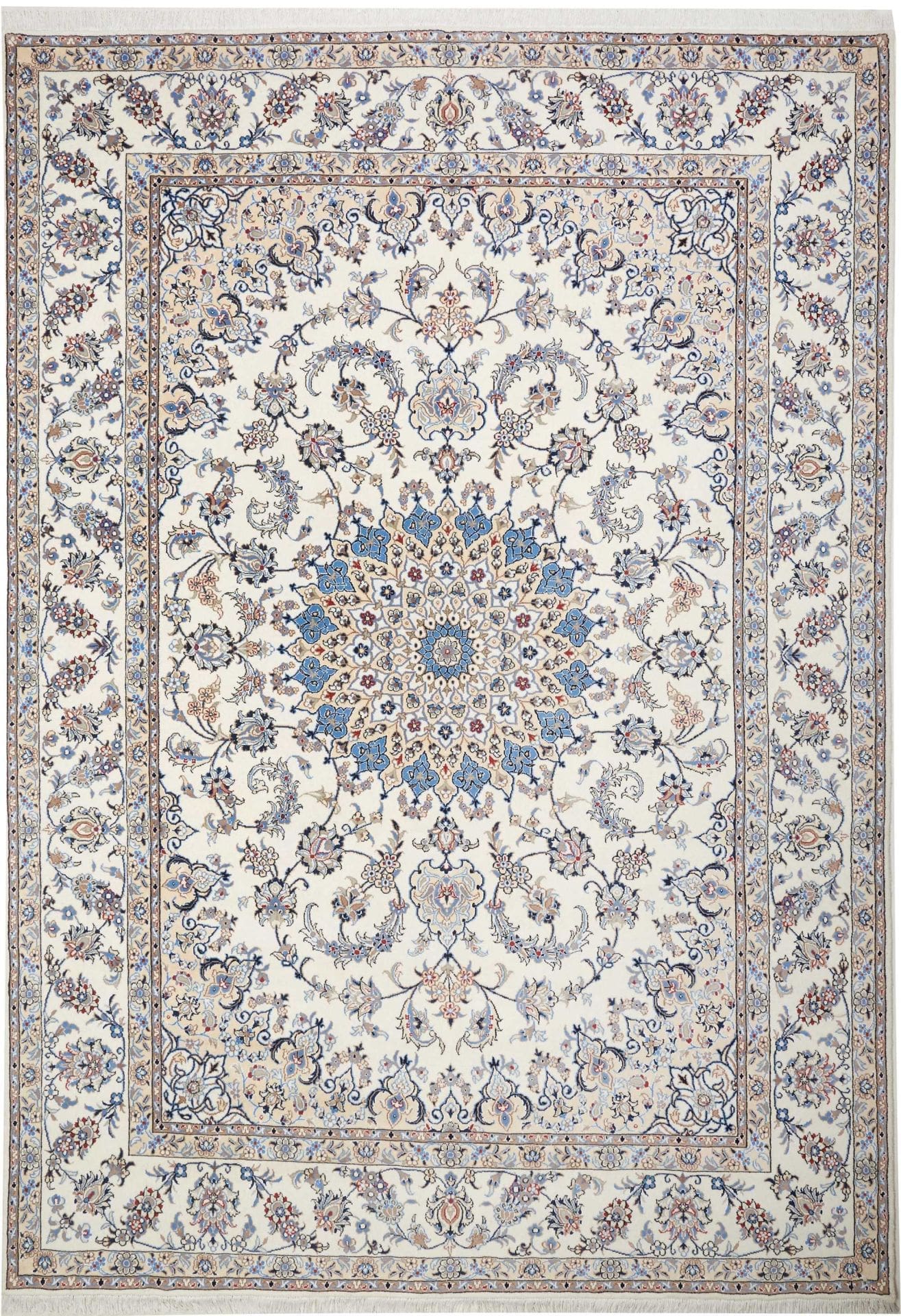 Nain Teppich 258 x 365 cm – Exklusiv, handgeknüpft, Perserteppich H1