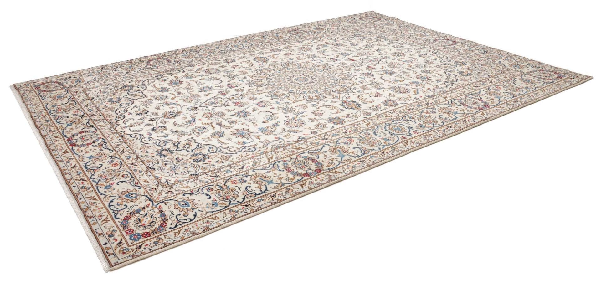 Kashan Teppich 247 x 345cm, Perserteppich, handgeknüpft, Wolle