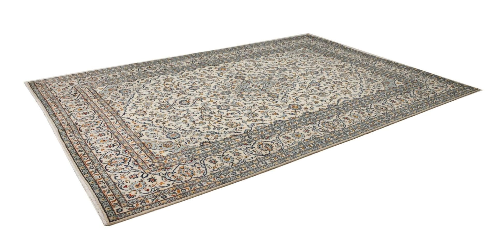 Kashan Teppich 248 x 350cm, Schurwolle, handgeknüpft, Perserteppich