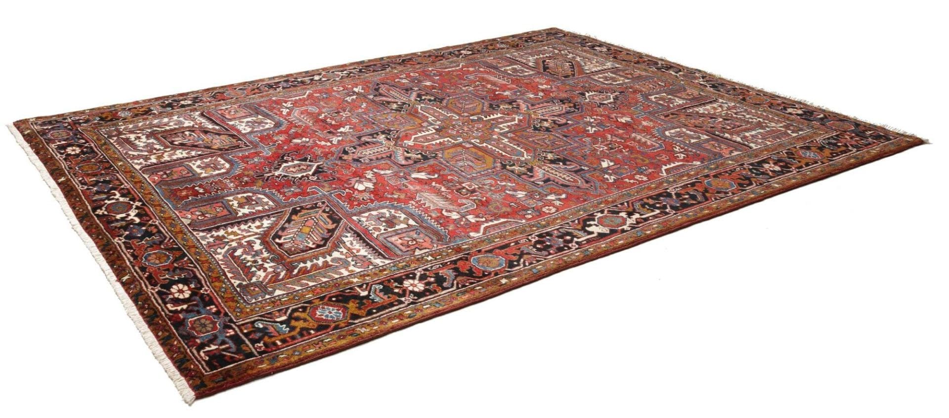 Heriz Teppich 263 x 334 cm - Handgeknüpft, Schurwolle, Orientteppich