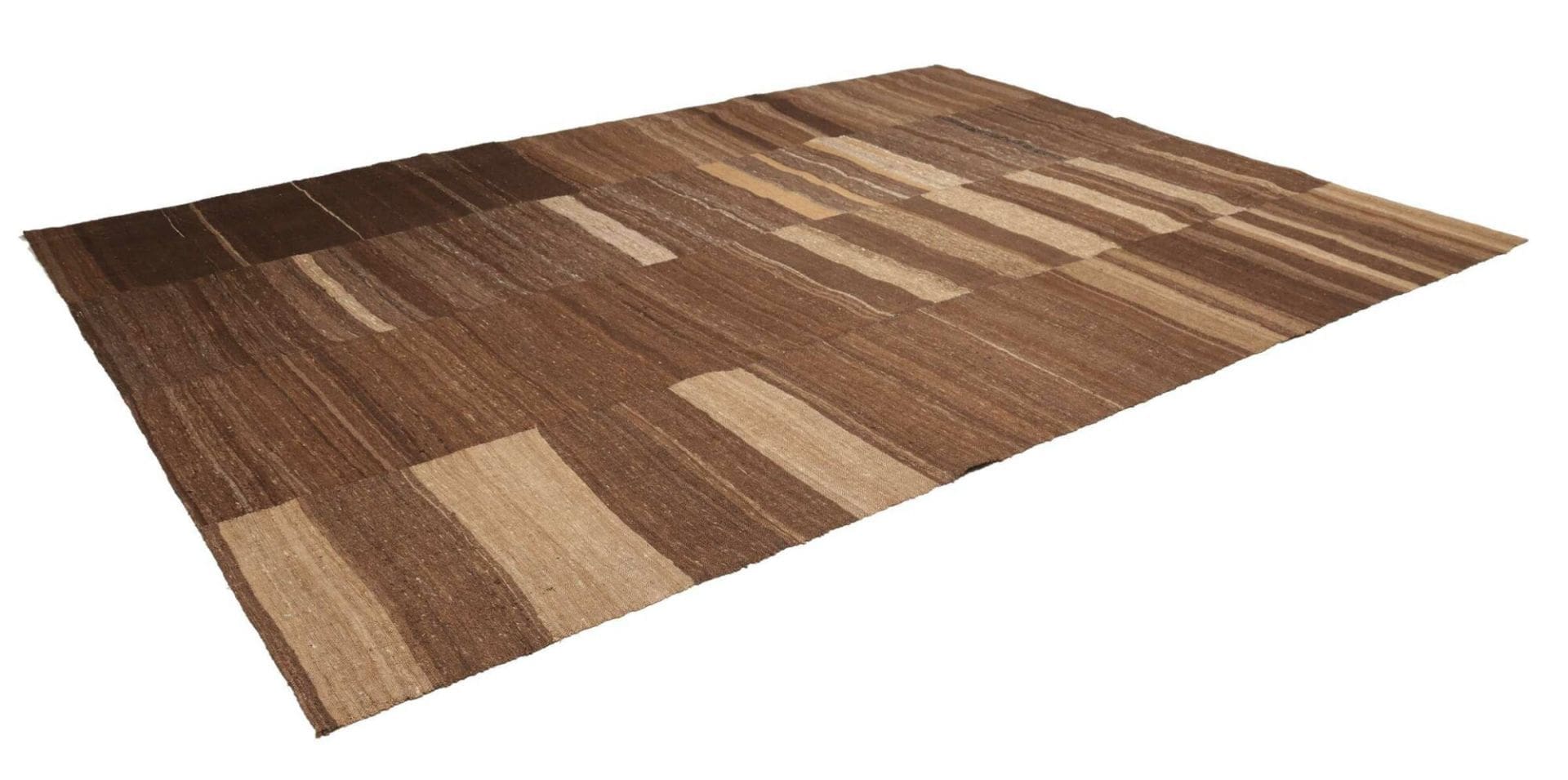 Kelim Teppich 273 x 362 cm - Rustikales Design, handgewebt