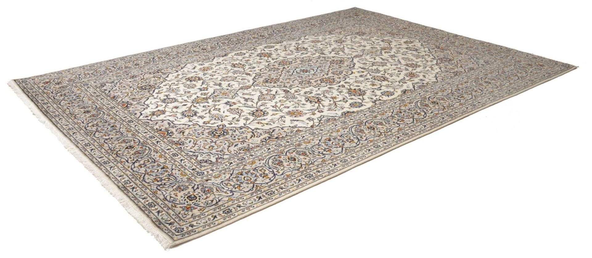 Kashan Teppich 238 x 343cm - Handgeknüpft, Schurwolle, Perserteppich