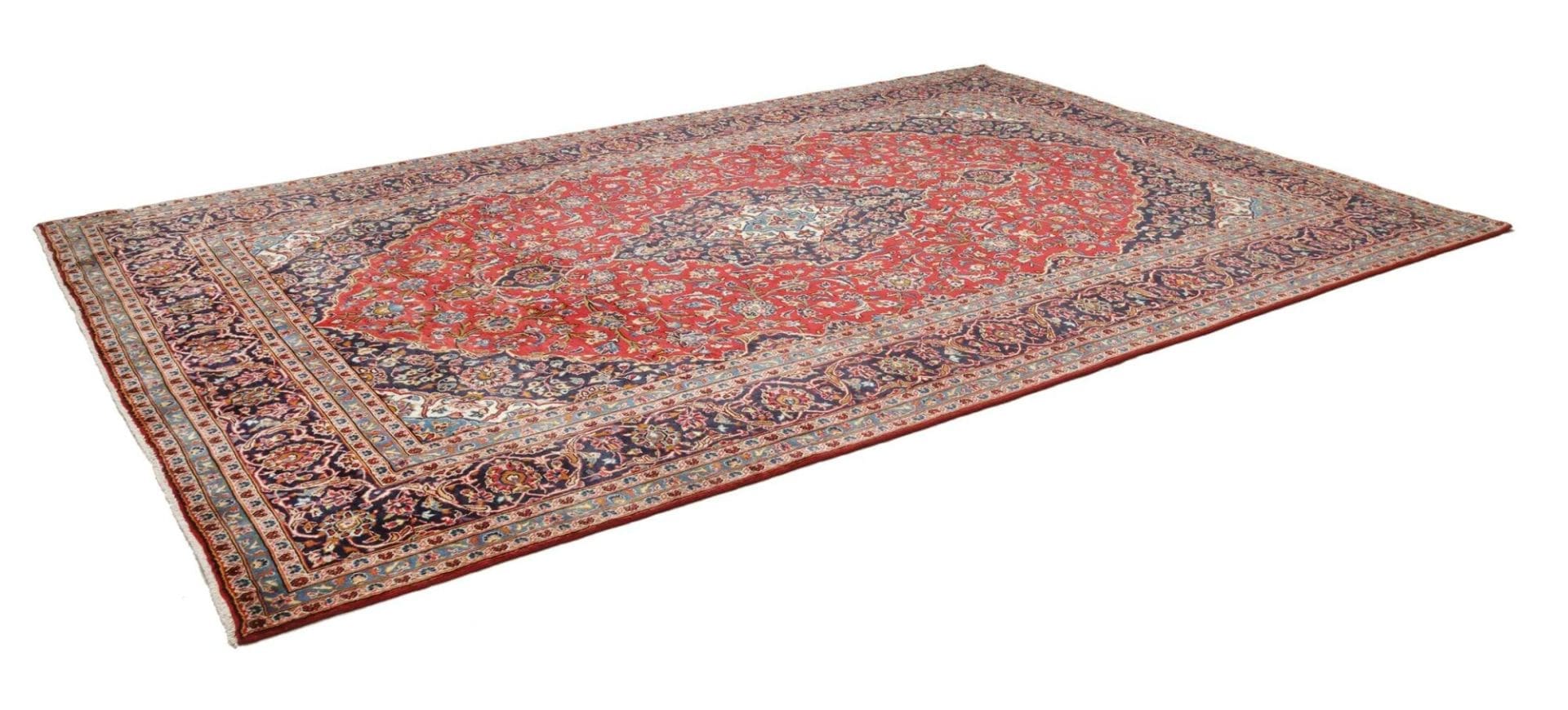 Kashan Teppich 250 x 375 cm - Perserteppich, handgeknüpft, Wolle