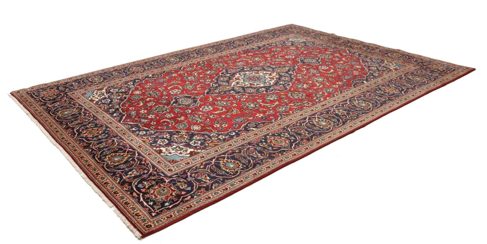 Kashan Teppich 245 x 353 cm – Handgeknüpft, Perserteppich
