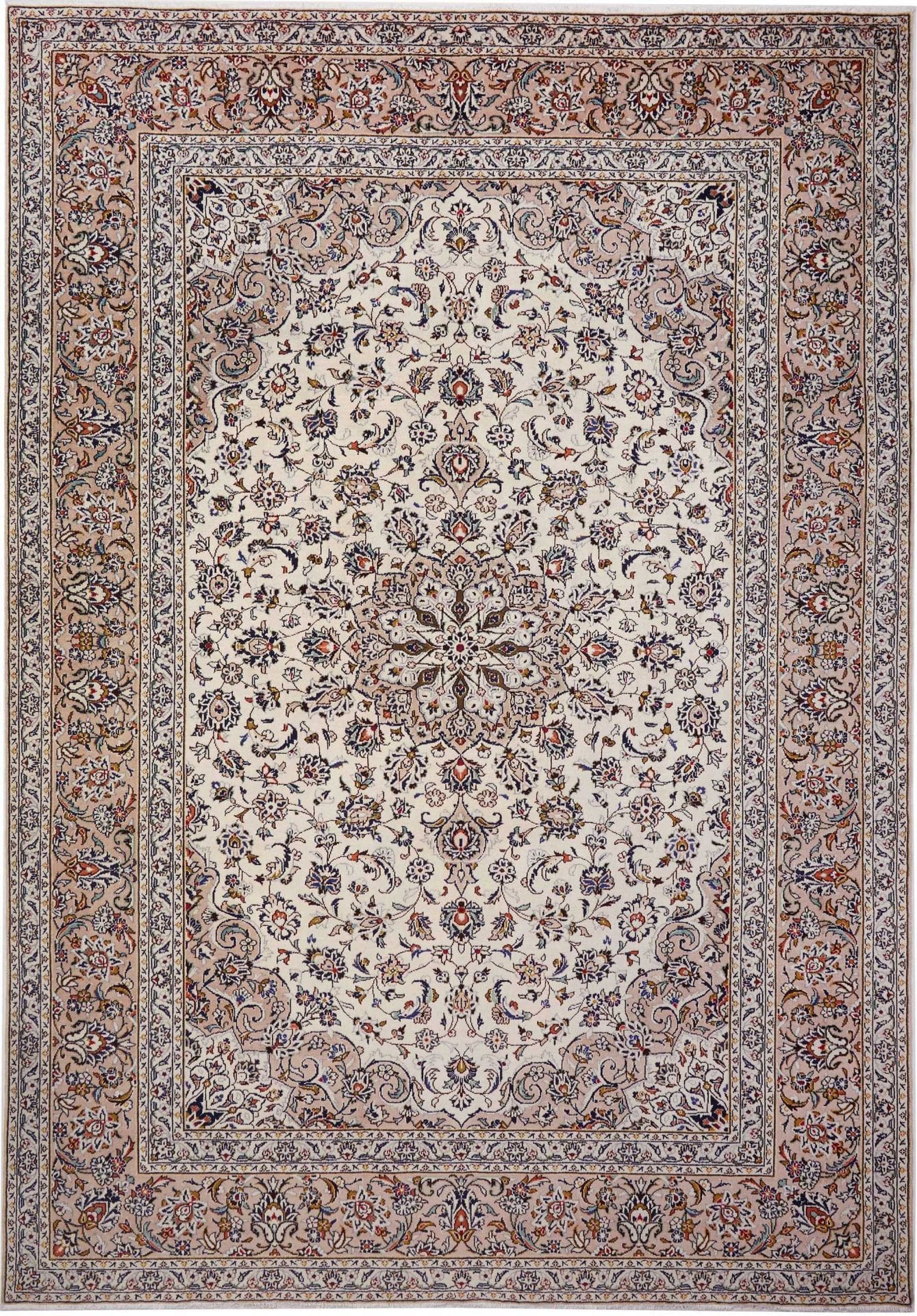 Kashan Teppich 248 x 350cm, Schurwolle, handgeknüpft, Perserteppich