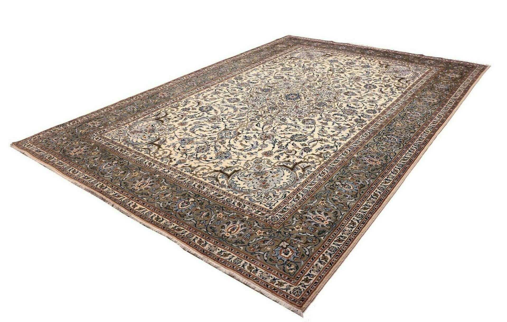 Kashan Teppich 257 x 360cm - Handgeknüpft, Perserteppich