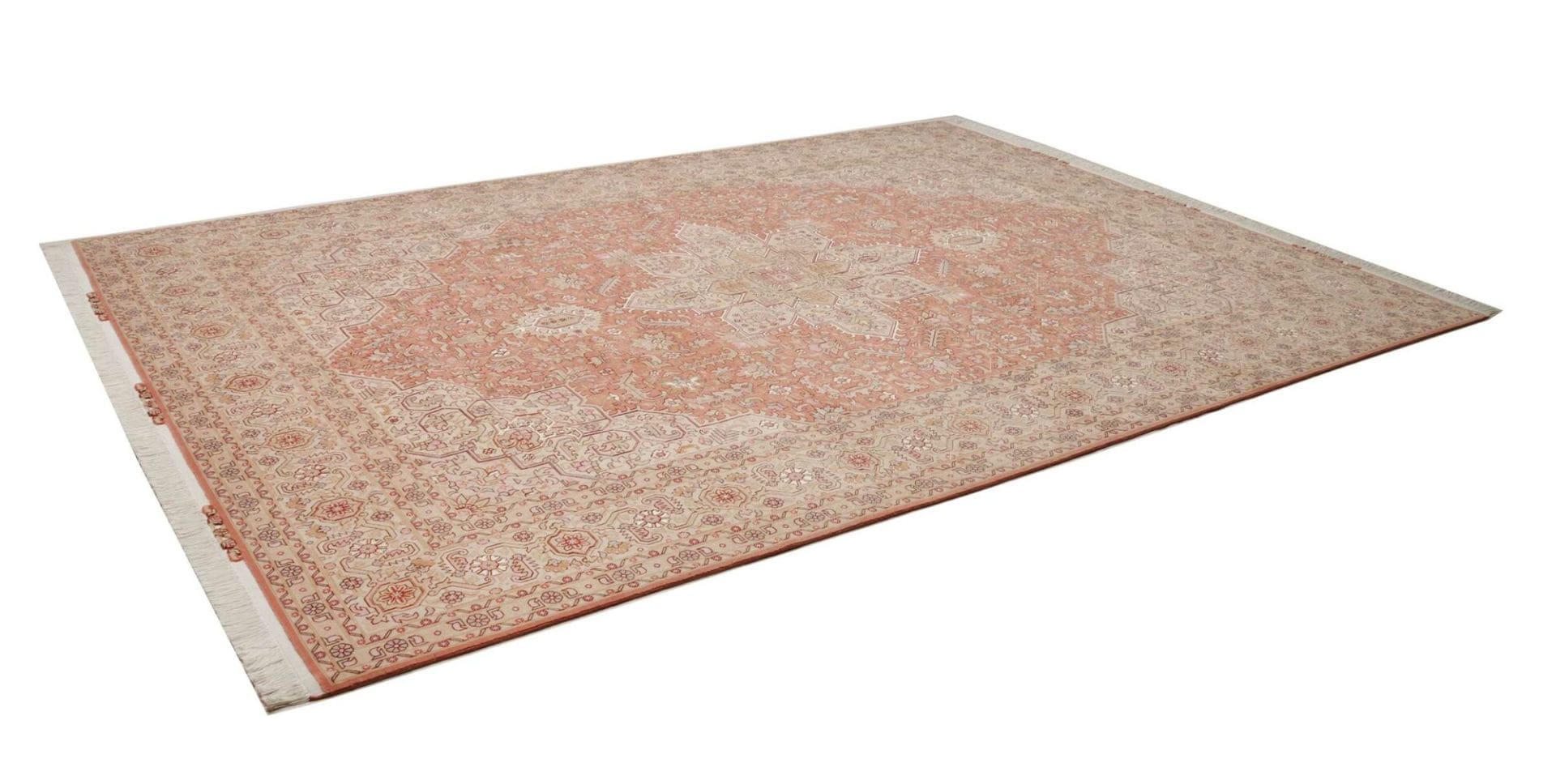Täbriz Teppich 249 x 349cm, 50 Raj, handgeknüpft, Perserteppich