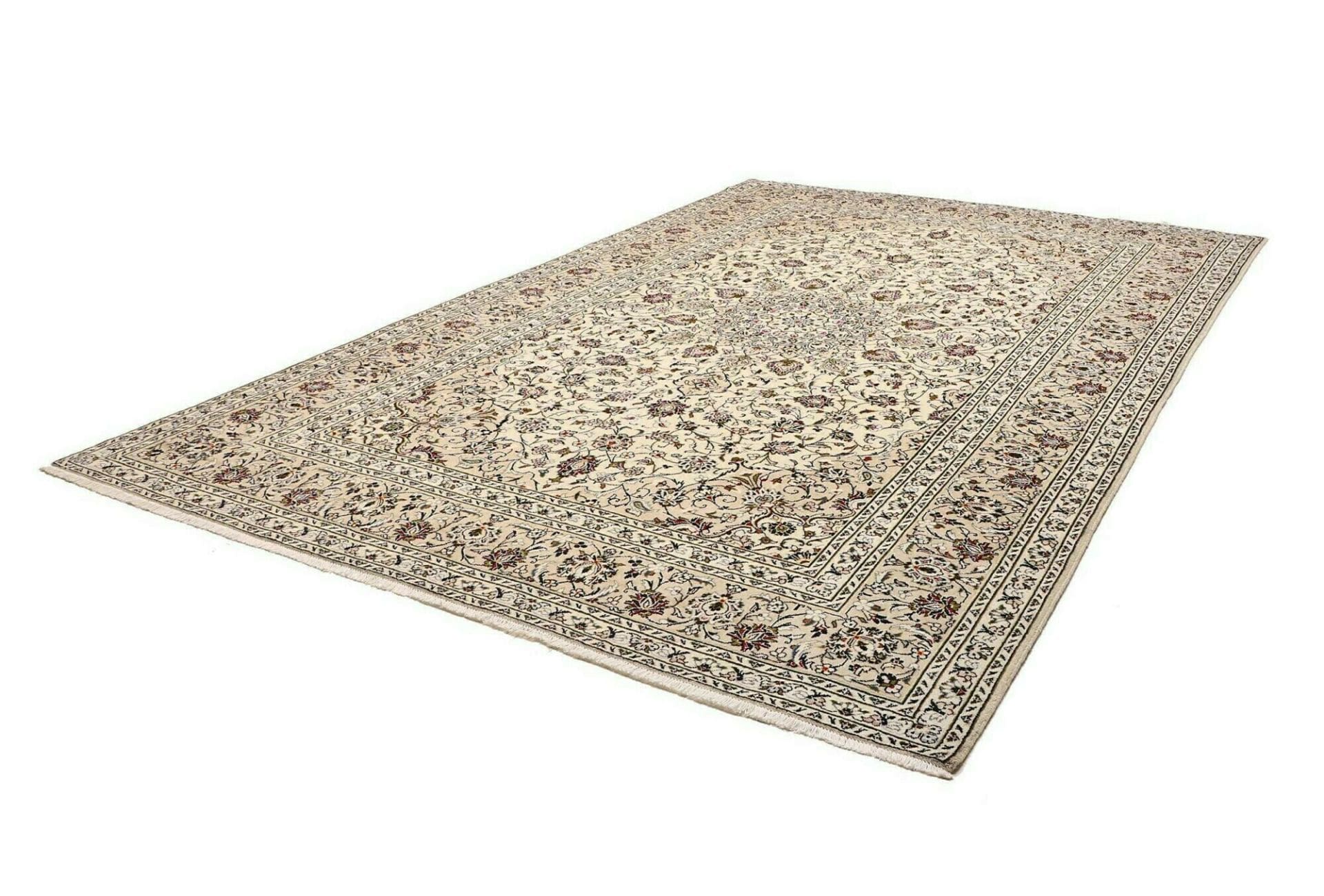 Kashan Teppich 251 x 358cm - Handgeknüpft, Perserteppich