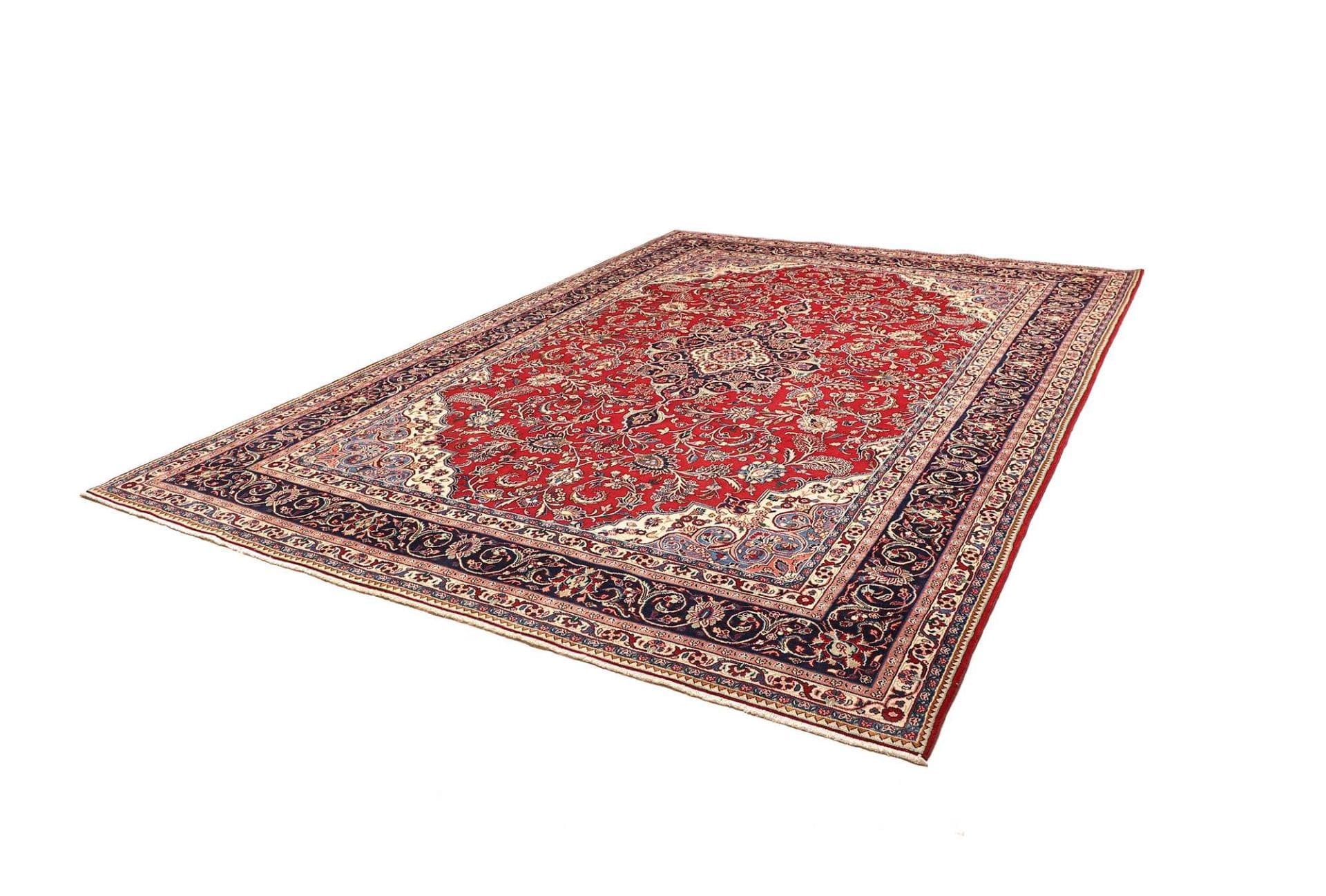 Handgeknüpfter Hamadan Teppich 273 x 367 cm – Schurwolle, Herati-Muster