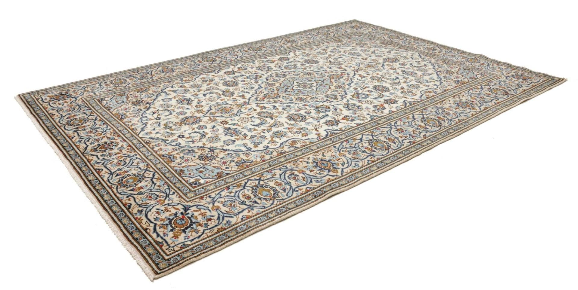 Kashan Teppich 243 x 351 cm - Handgeknüpft, Perserteppich