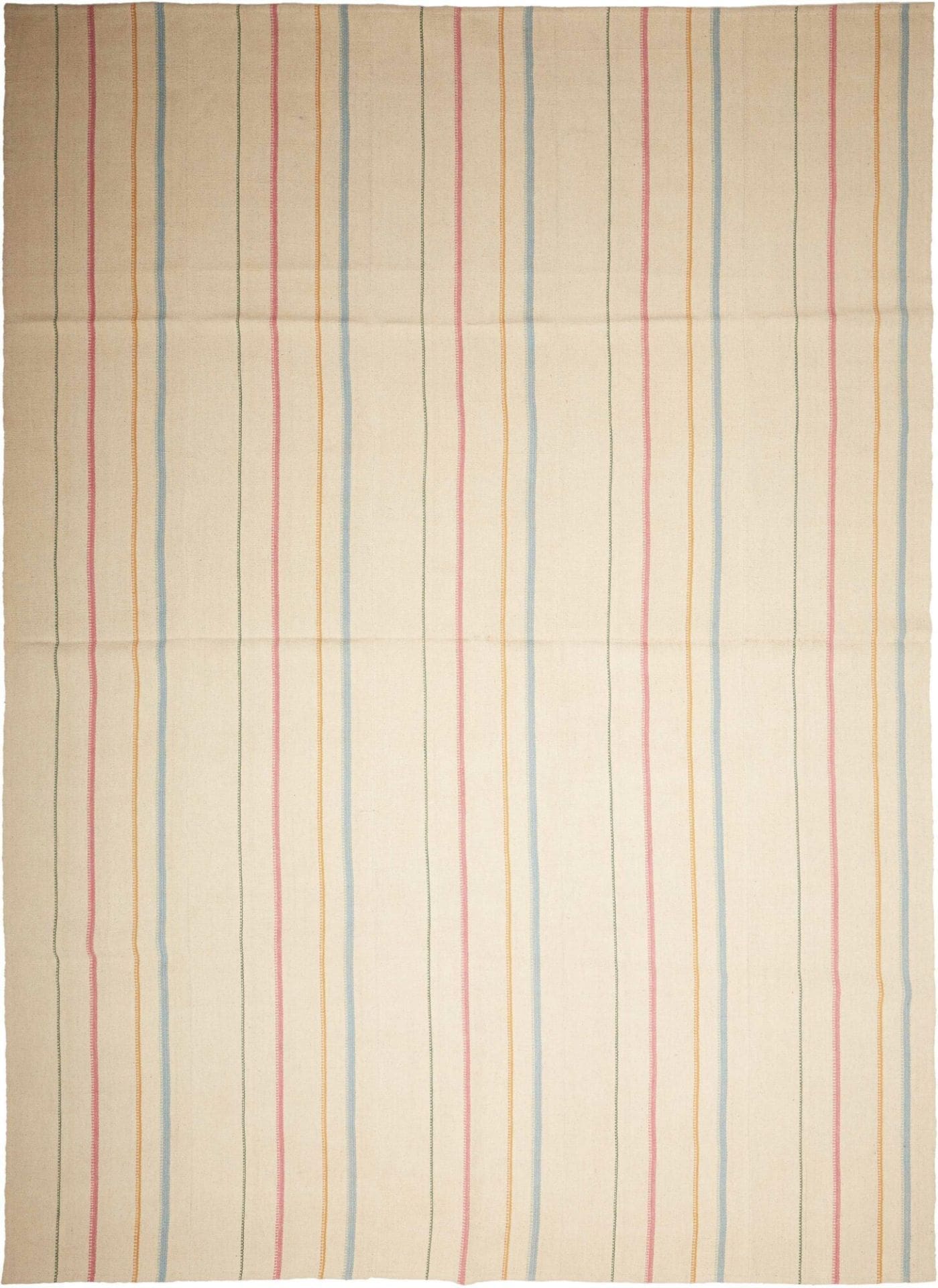 Kelim Teppich 259 x 353cm in rustikalem Design, handgewebt