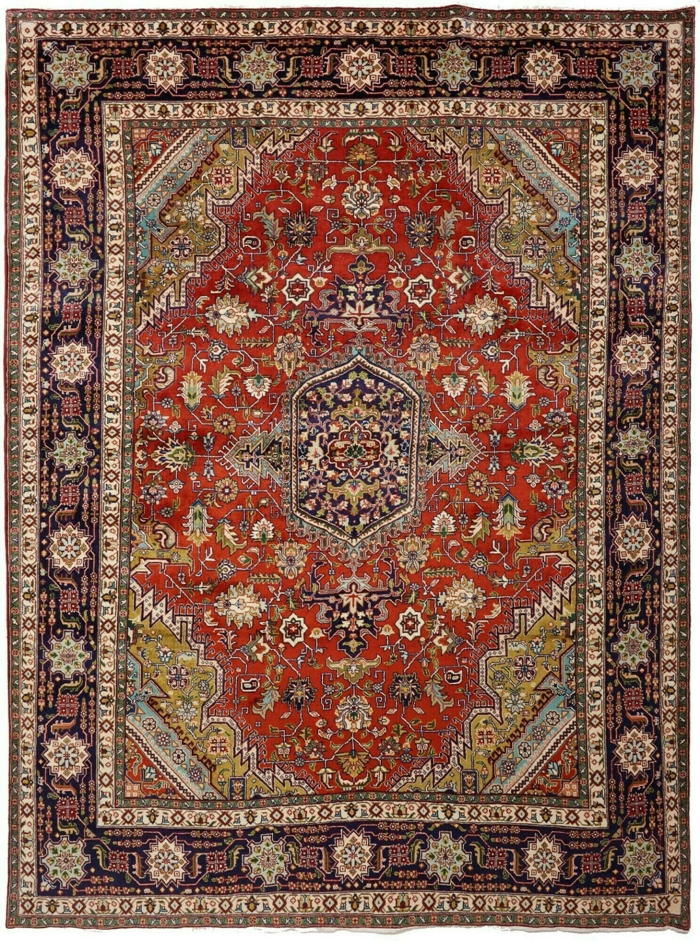 Orientteppich Täbriz 253 x 340cm - Handgeknüpft, Schurwolle, Mahi H1