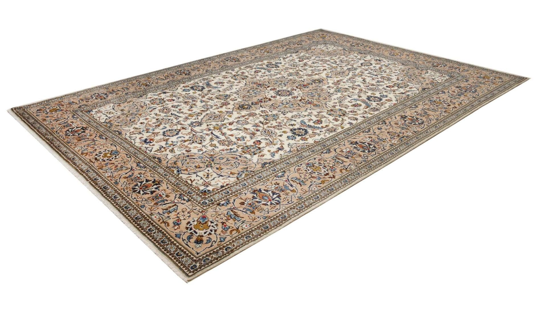 Kashan Teppich 246 x 353 cm - Handgeknüpft, Perserteppich