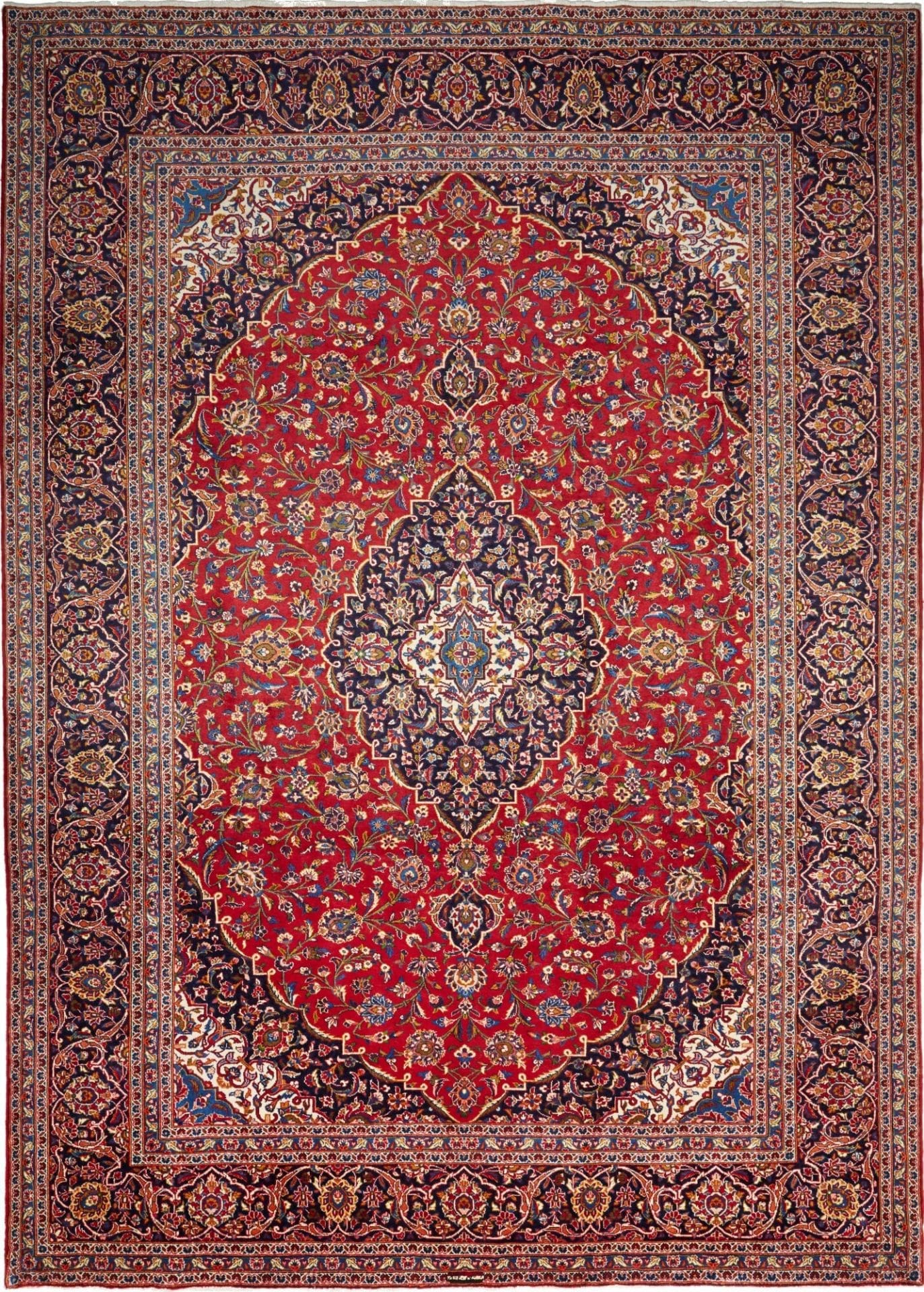 Kashan Teppich 258 x 358 cm - Handgeknüpft, Perserteppich