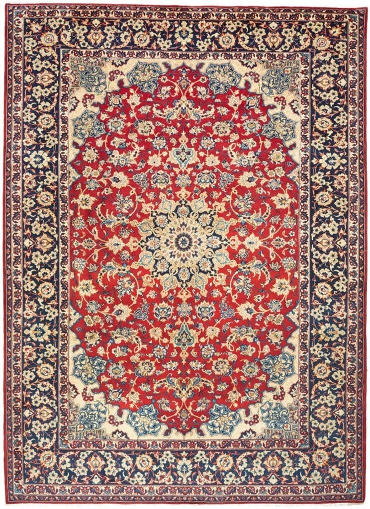 Najafabad Teppich 271 x 370 cm | Handgeknüpft | Perserteppich