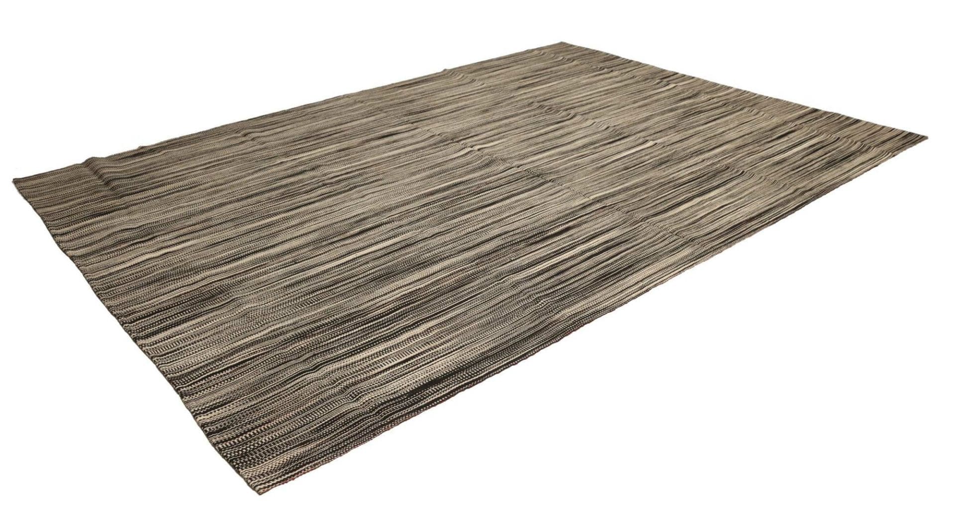Orientteppich Kelim 252 x 353 cm, handgewebt, rustikales Flair