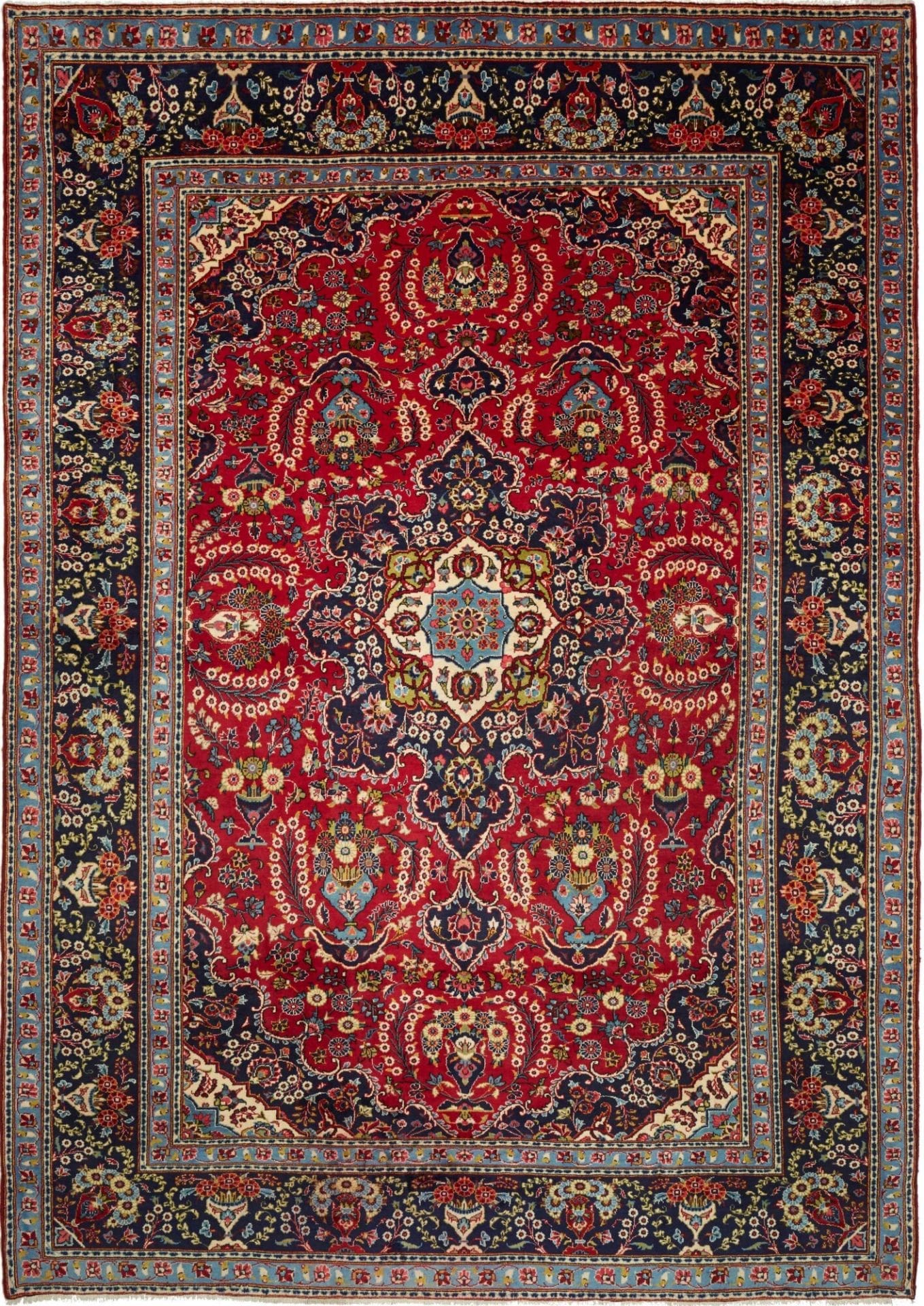 Kashan Teppich 258 x 362 cm - Perserteppich, handgeknüpft, Wolle