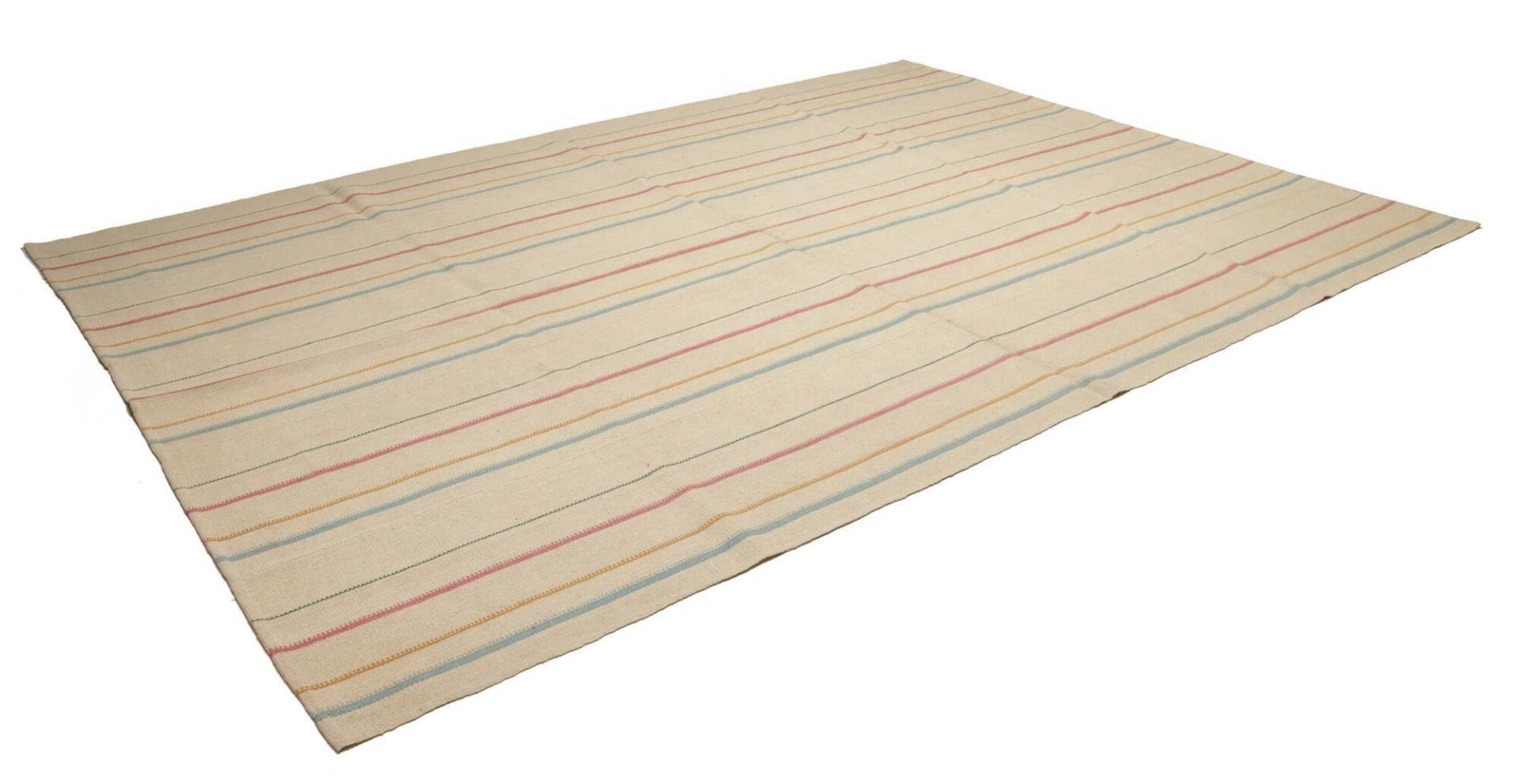 Kelim Teppich 259 x 353cm in rustikalem Design, handgewebt