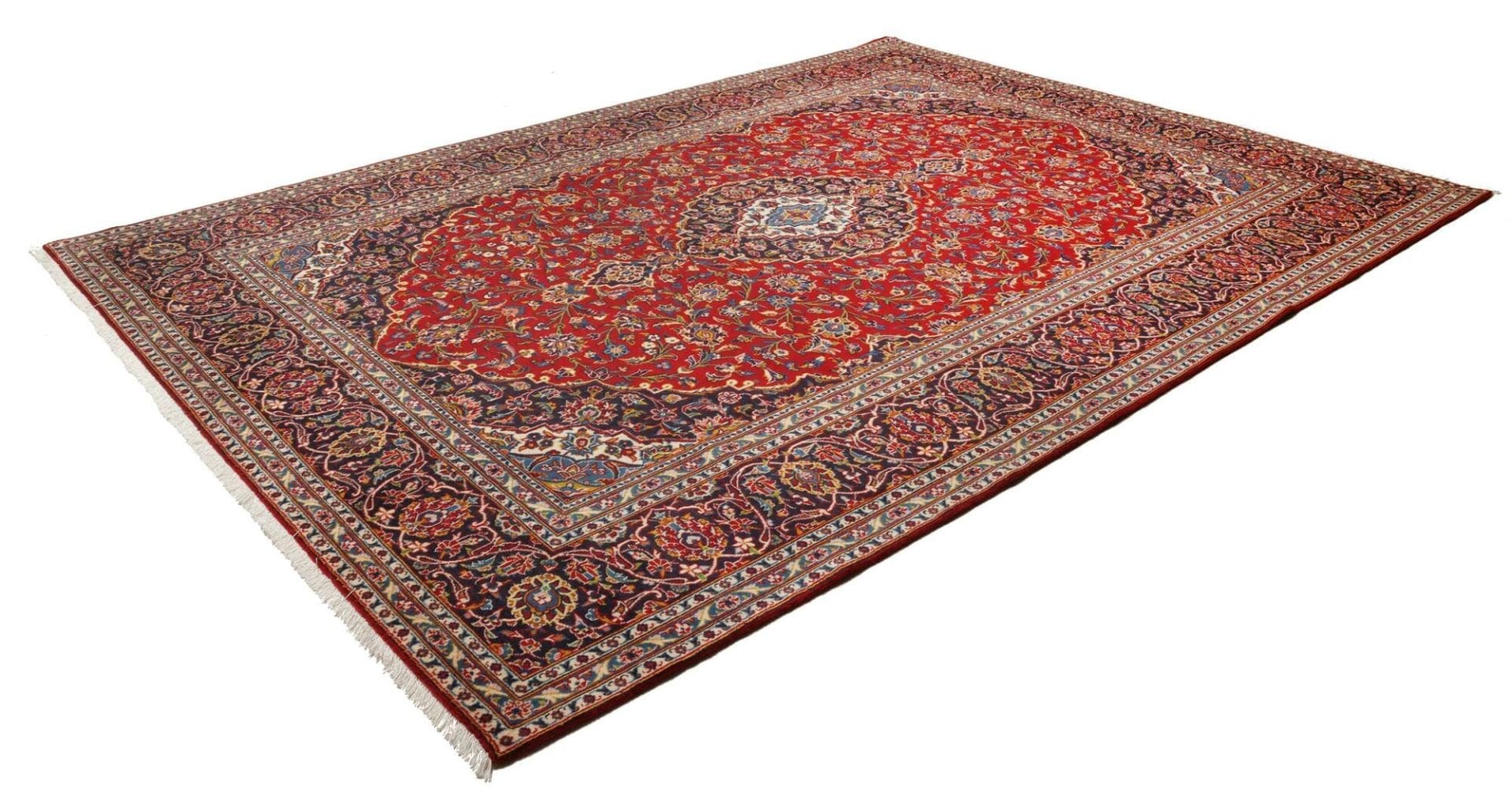 Kashan Teppich 258 x 350 cm – Handgeknüpft, Perserteppich