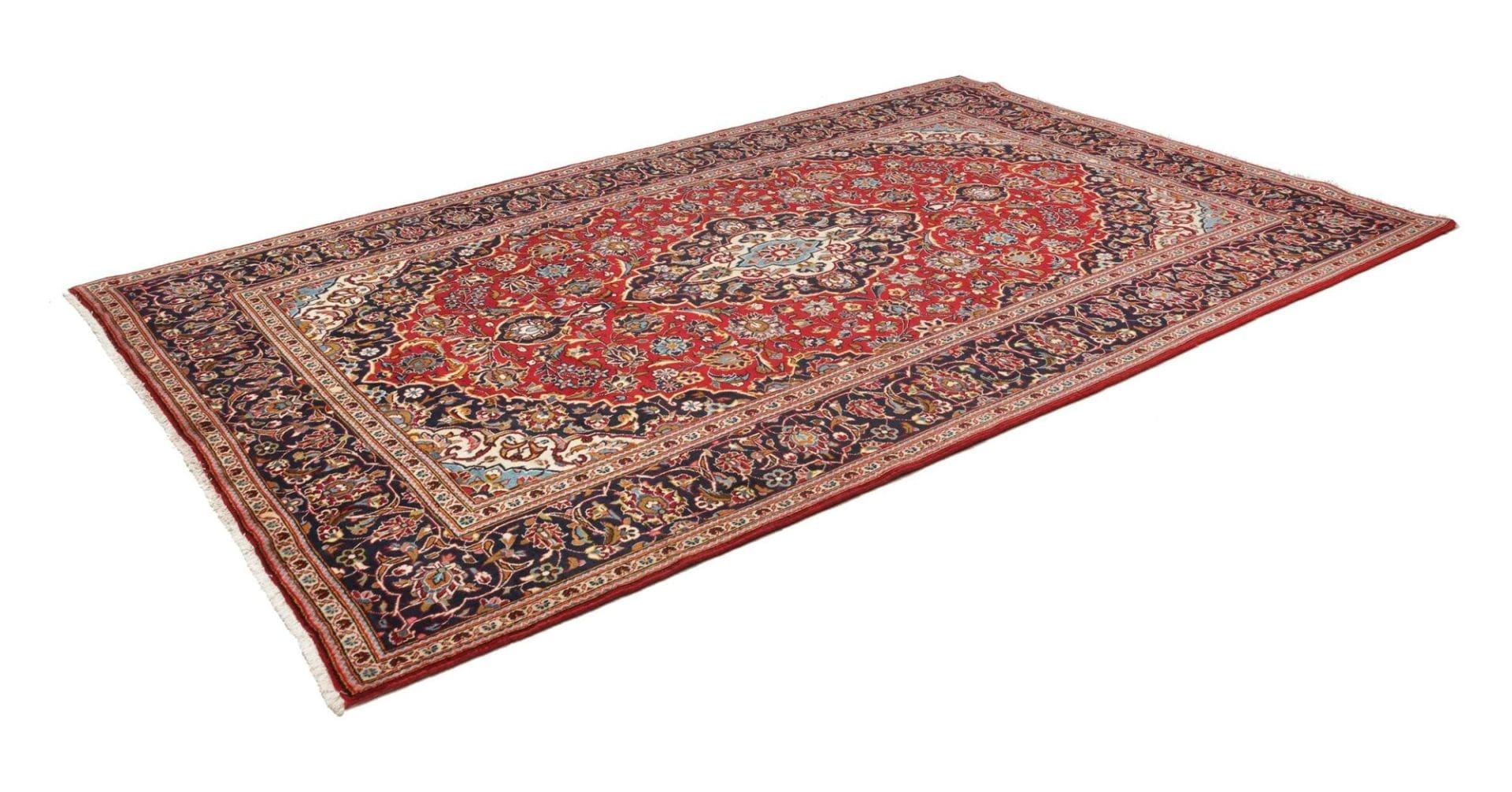 Kashan Teppich 231 x 350 cm – Handgeknüpft, Perserteppich, Schurwolle