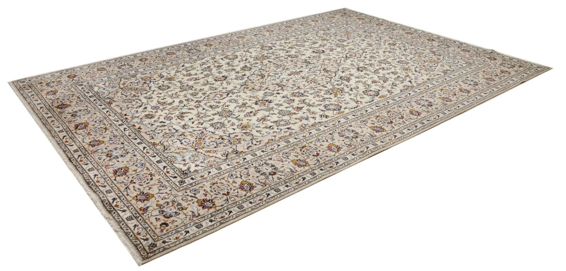 Kashan Teppich 240 x 357cm, Schurwolle, handgeknüpft, Perserteppich