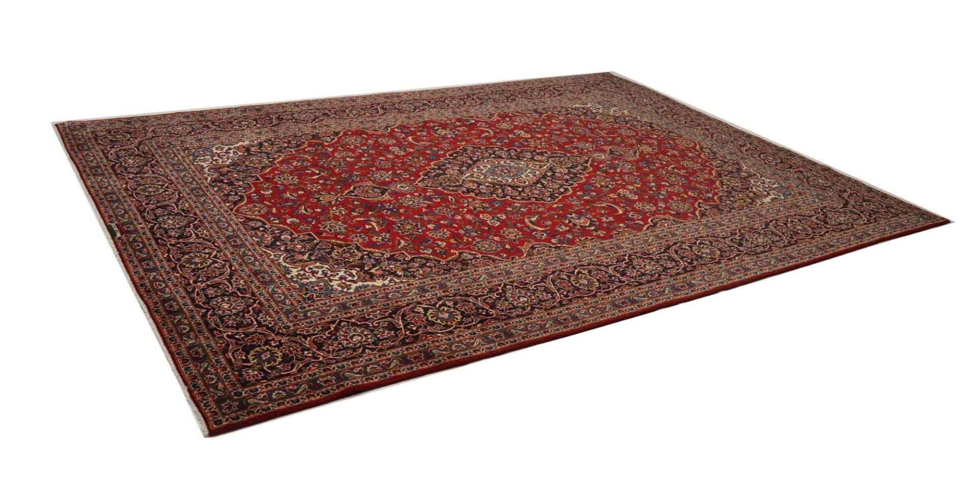 Kashan Orientteppich 269 x 370cm, handgeknüpft, Schurwolle, persisch