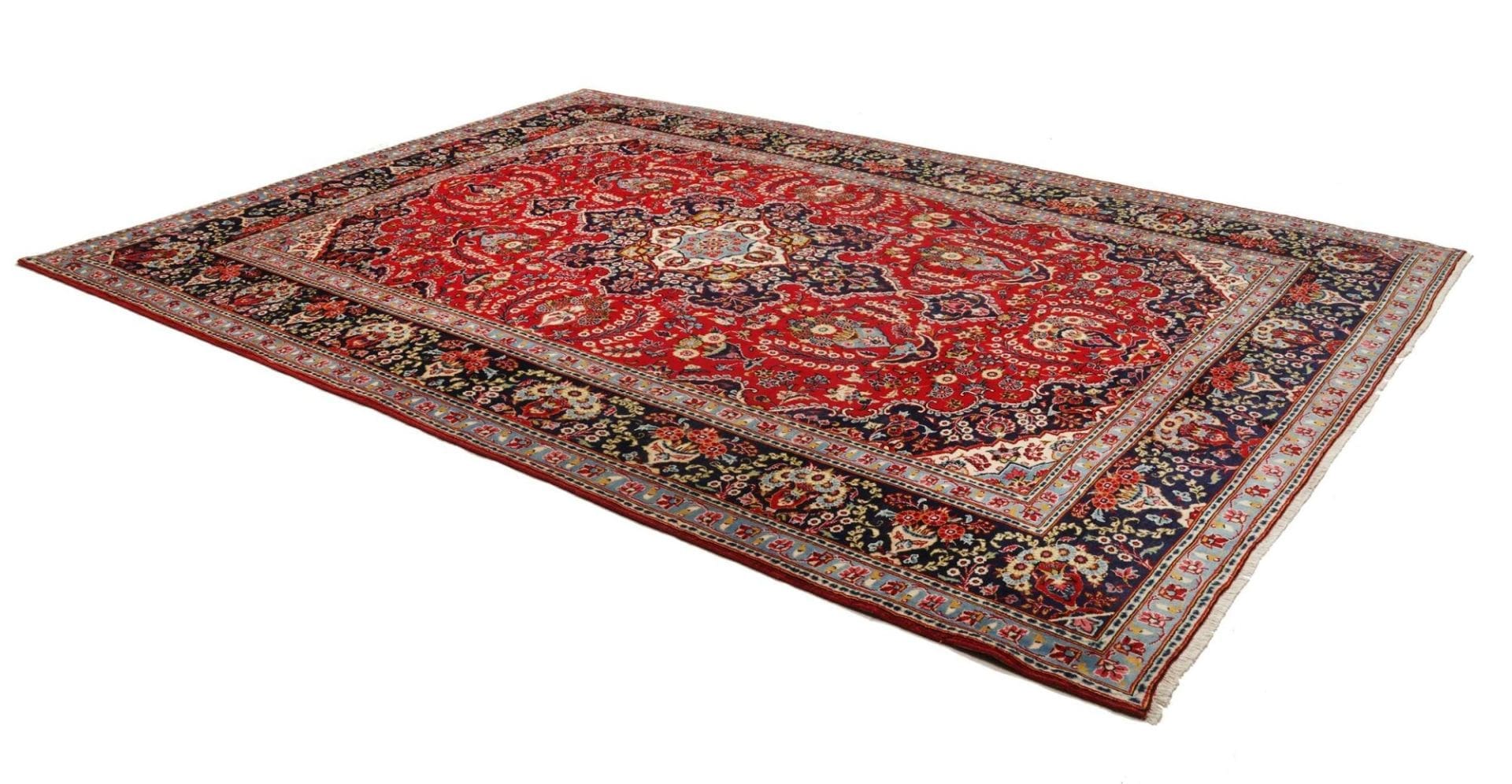 Kashan Teppich 258 x 362 cm - Perserteppich, handgeknüpft, Wolle