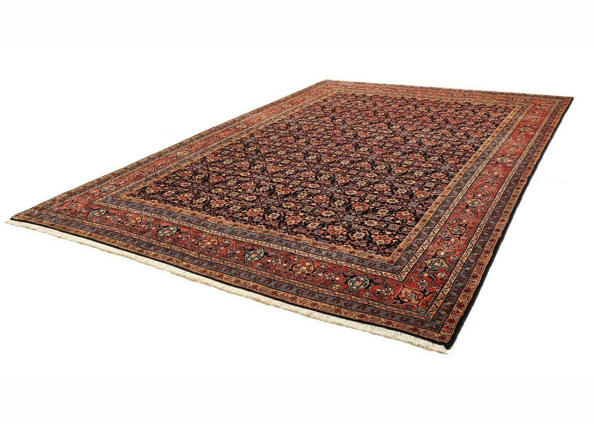 Sarough Teppich 263 x 360cm aus Schurwolle, handgeknüpft, Perserteppich