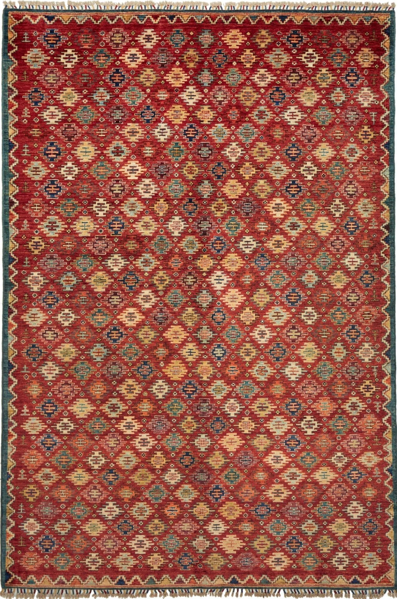 Orientteppich Samarkand 203 x 293cm aus Schurwolle, handgeknüpft